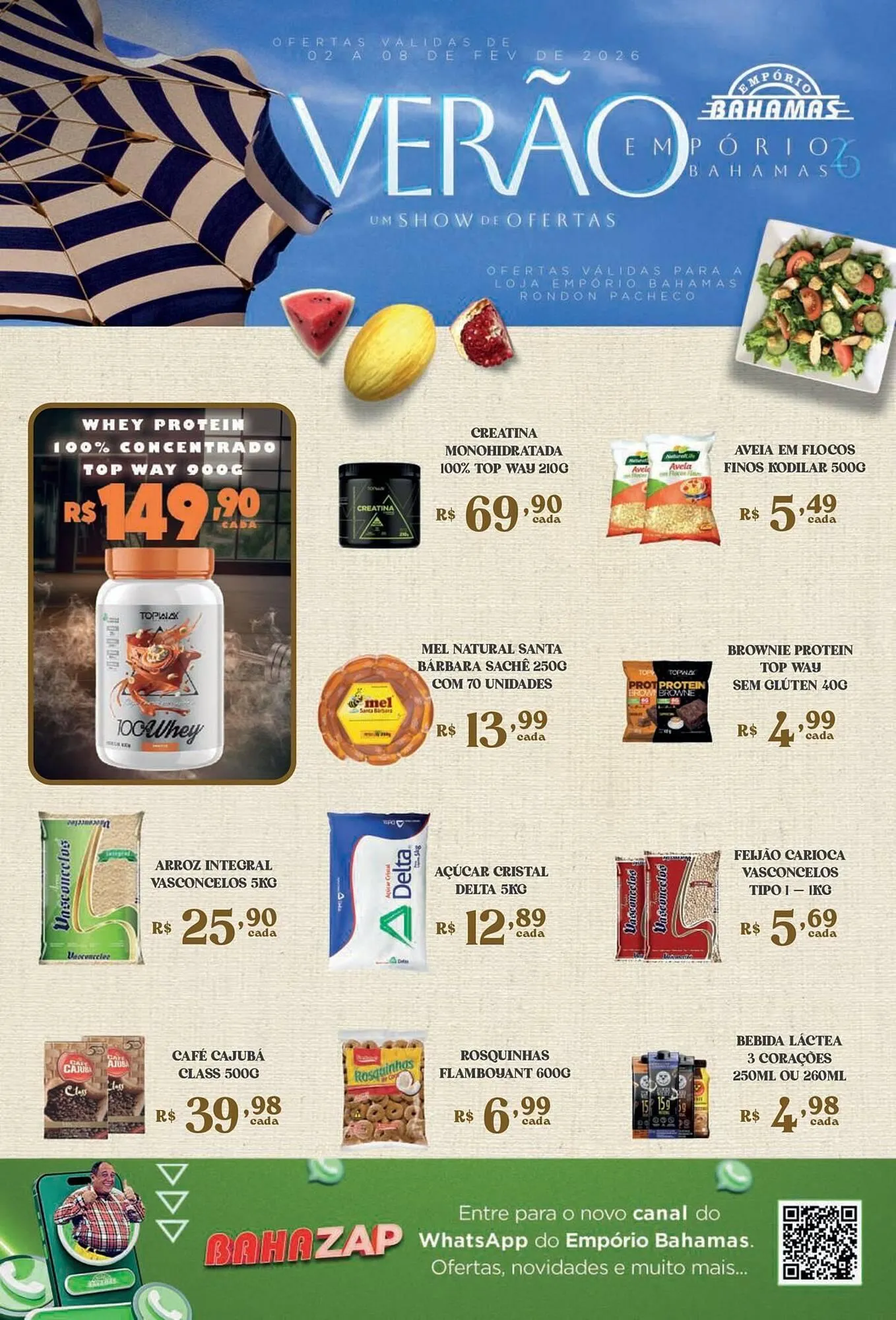 Encarte de Catálogo Empório Bahamas 2 de fevereiro até 8 de fevereiro 2026 - Pagina 1