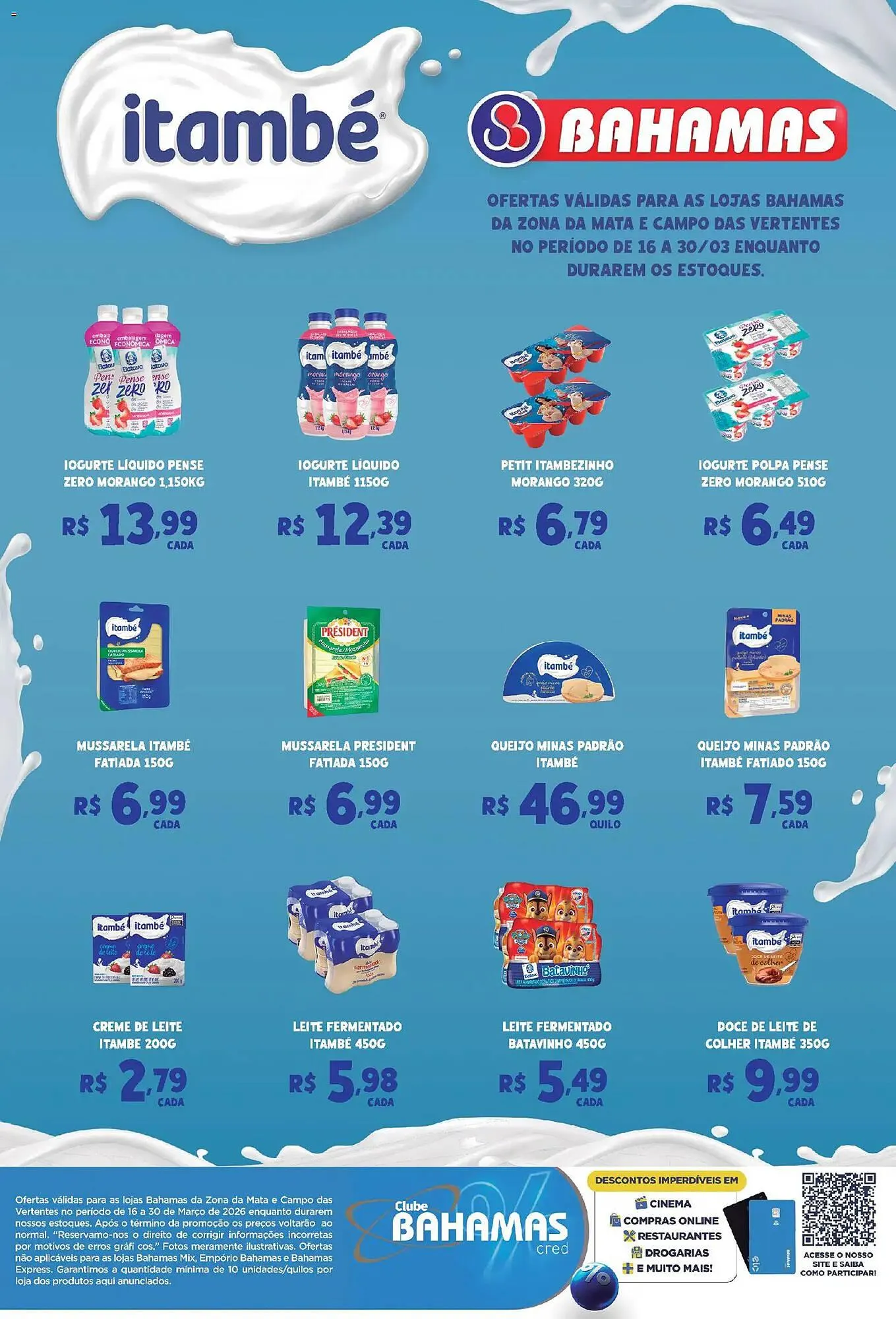 Encarte de Catálogo Bahamas Supermercados 16 de março até 30 de março 2026 - Pagina 1
