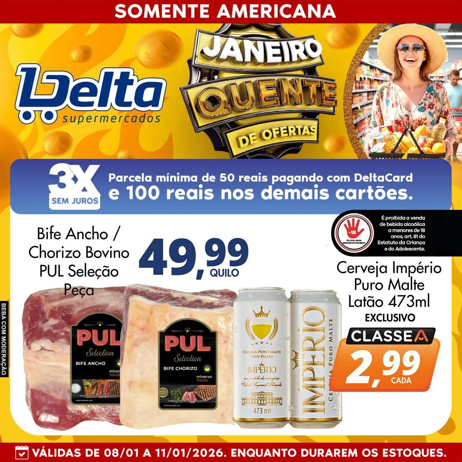 Encarte de Catálogo Delta Supermercados 8 de janeiro até 11 de janeiro 2026 - Pagina 3