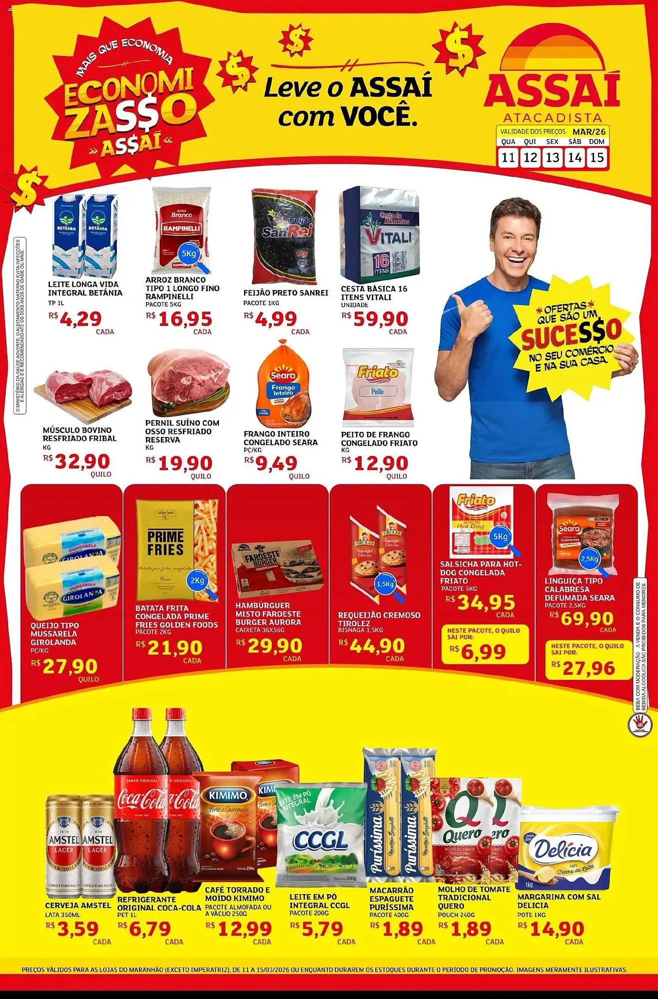 Encarte de Encarte Assaí Atacadista 12 de março até 15 de março 2026 - Pagina 1