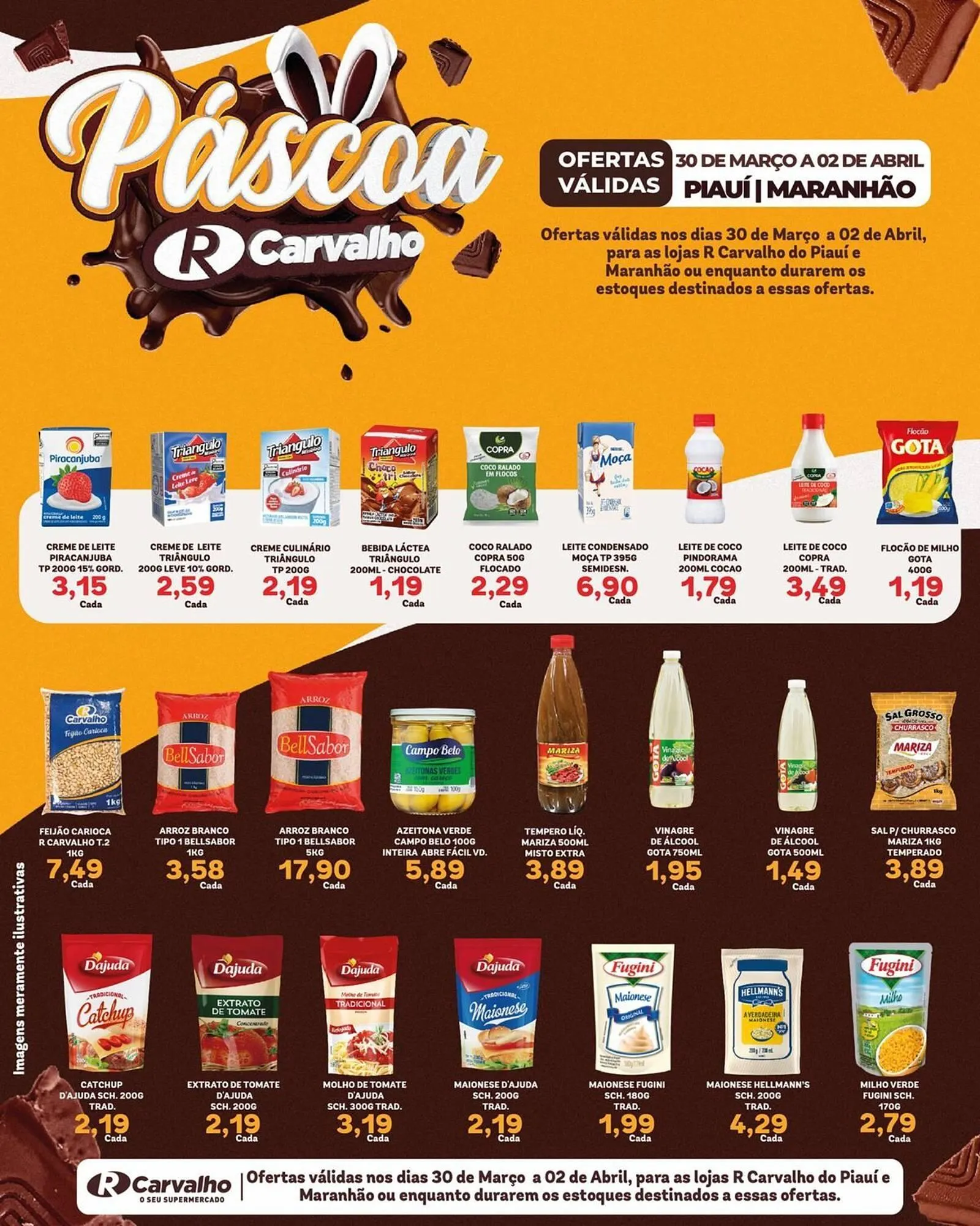 Encarte de Catálogo Carvalho Supermercado 31 de março até 2 de abril 2026 - Pagina 2