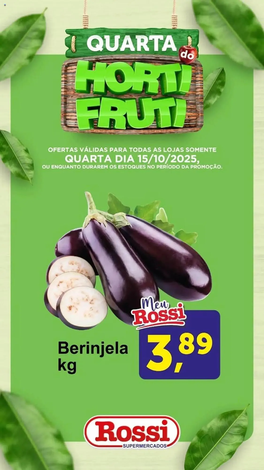 Encarte de Folheto Rossi Supermercado 15 de outubro até 16 de outubro 2025 - Pagina 3