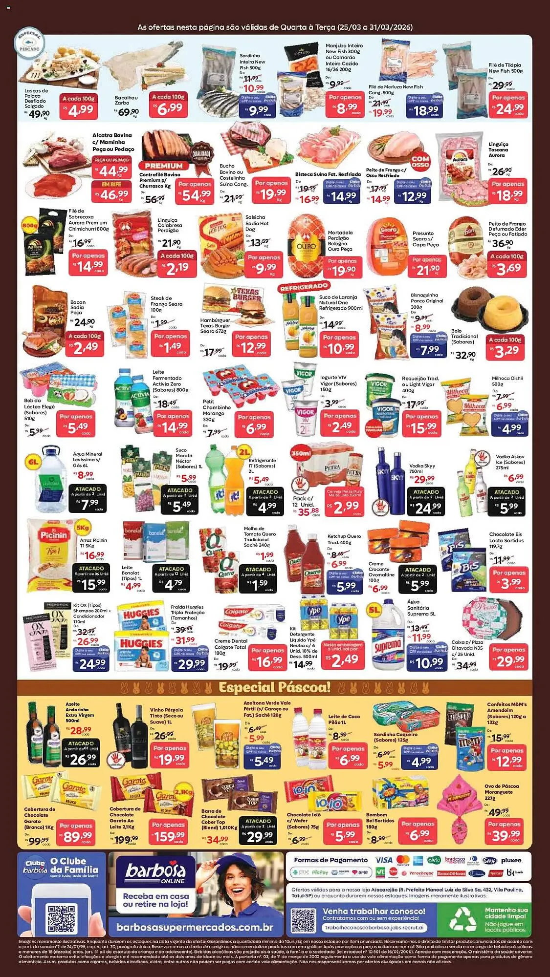 Encarte de Tabloide Barbosa Supermercados 25 de março até 31 de março 2026 - Pagina 2