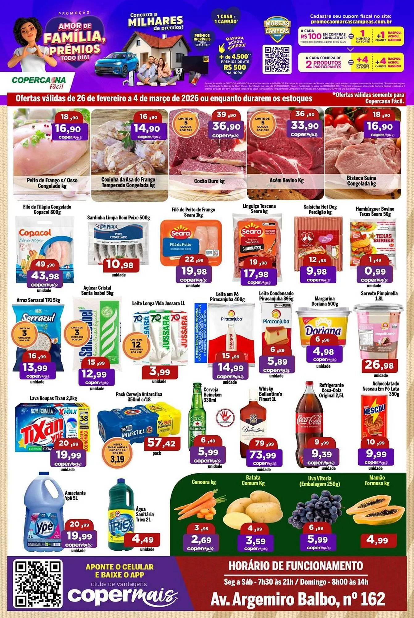 Encarte de Tabloide Copercana 26 de fevereiro até 4 de março 2026 - Pagina 1