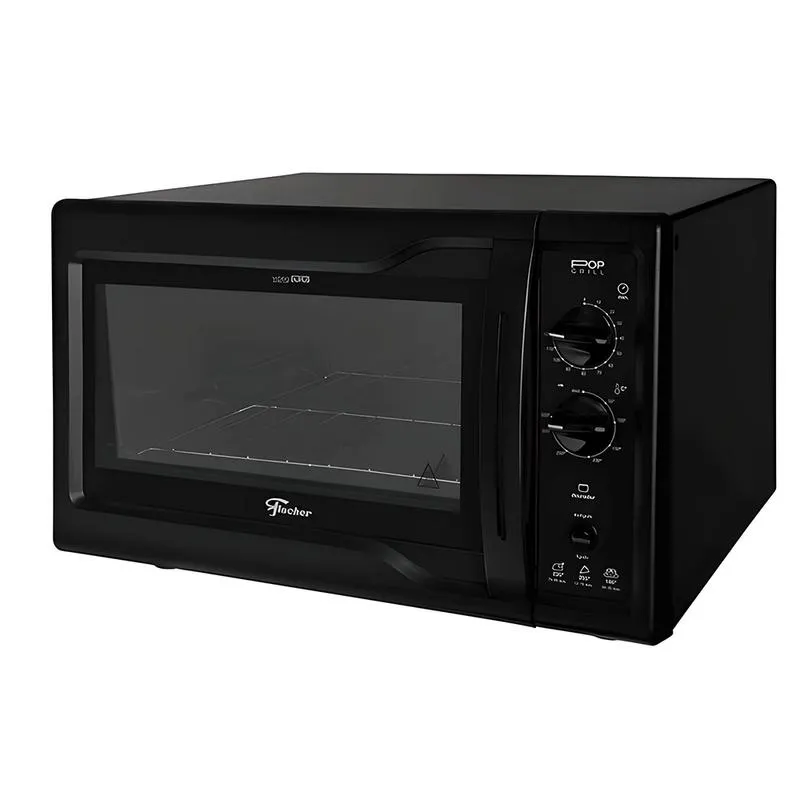 Forno Elétrico Fischer Pop Grill 44 Litros Preto