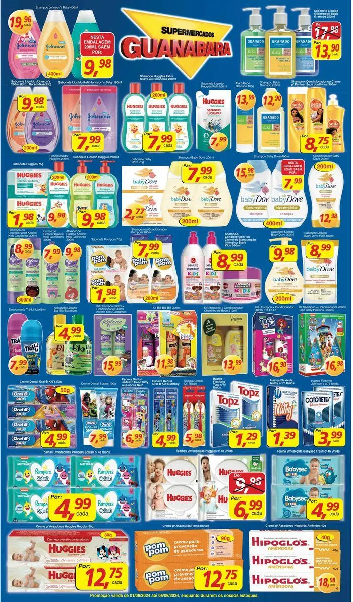Encarte de Ofertas Supermercados Guanabara 3 de junho até 5 de junho 2024 - Pagina 4