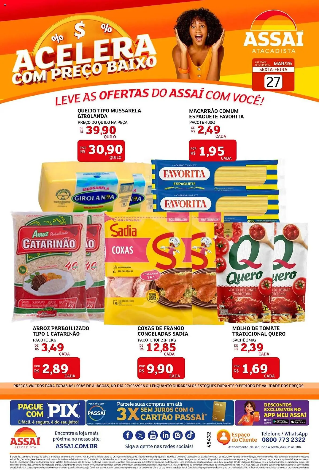 Encarte de Encarte Assaí Atacadista 27 de março até 27 de março 2026 - Pagina 1