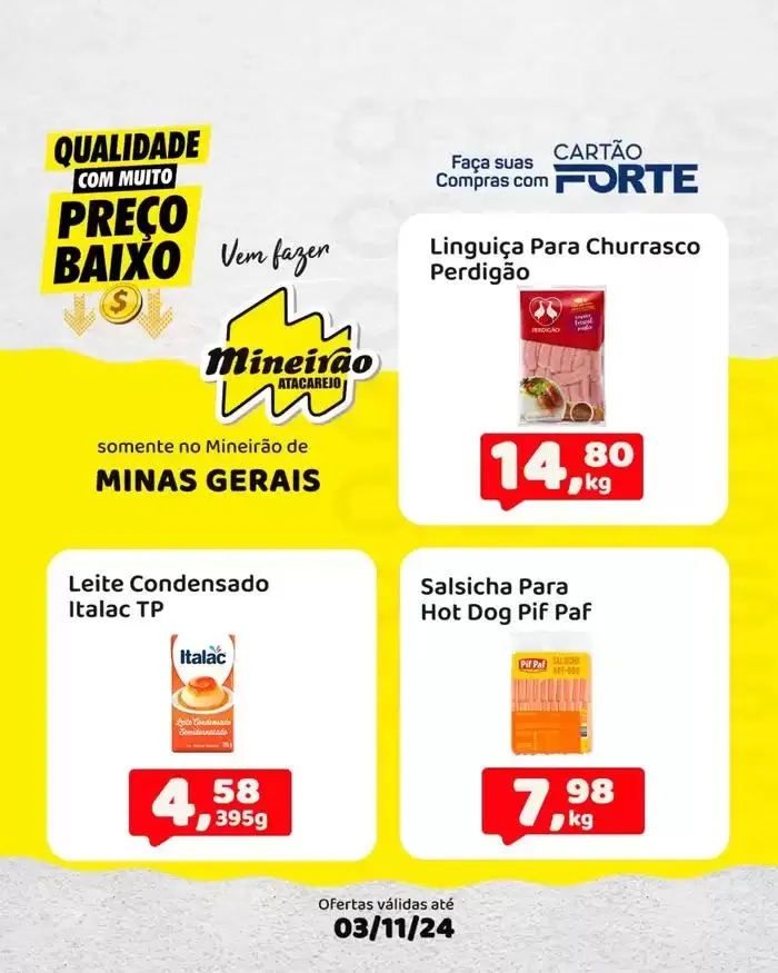 Encarte de Encarte Mineirão Atacarejo 28 de outubro até 3 de novembro 2024 - Pagina 2