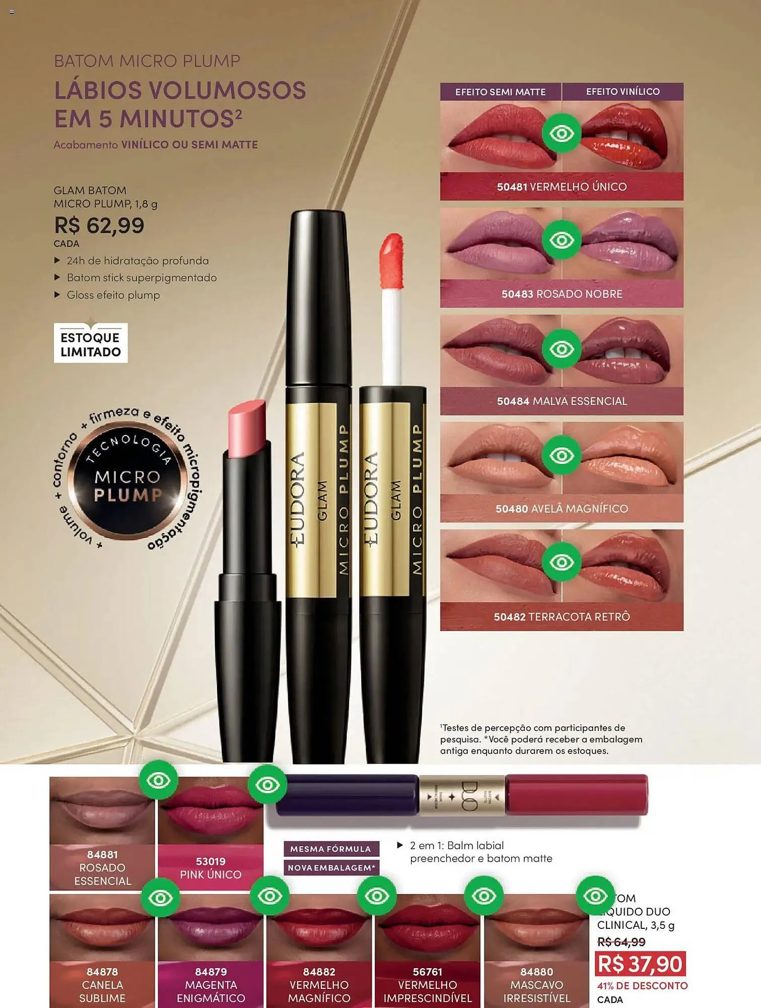 Encarte de Catálogo Eudora 17 de dezembro até 9 de janeiro 2026 - Pagina 85