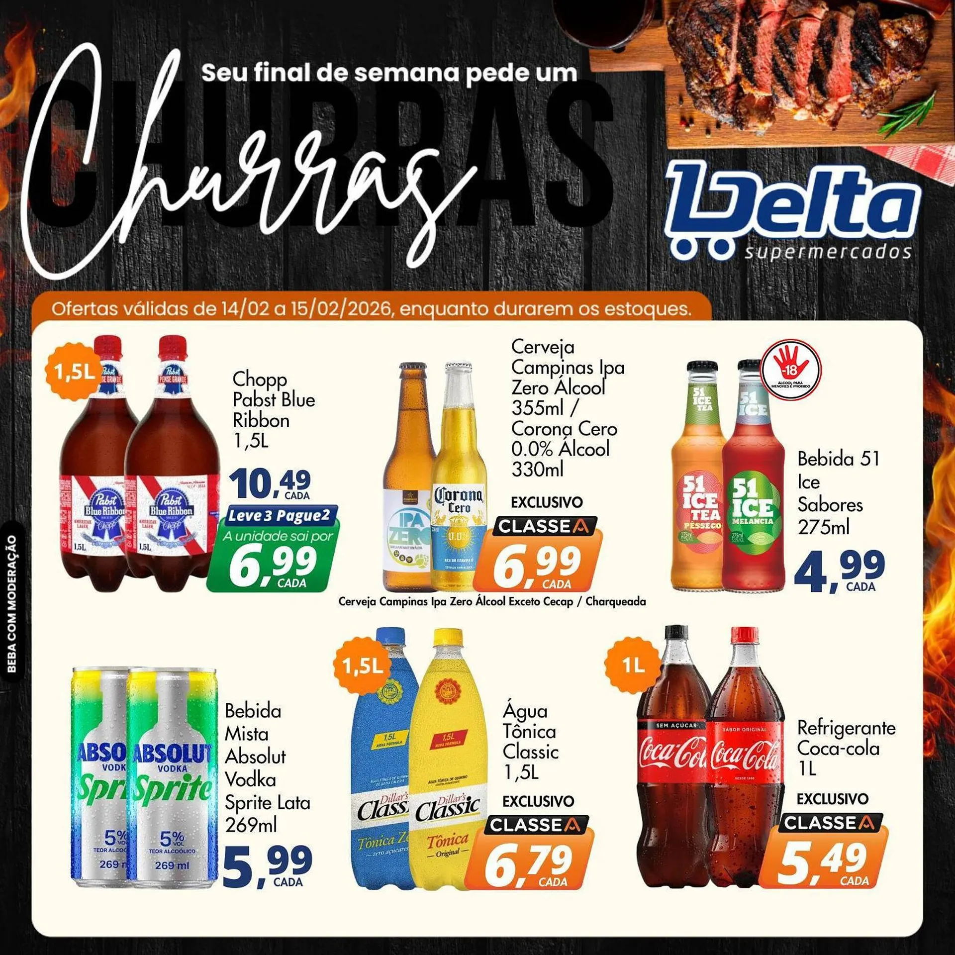 Encarte de Catálogo Delta Supermercados 14 de fevereiro até 15 de fevereiro 2026 - Pagina 2