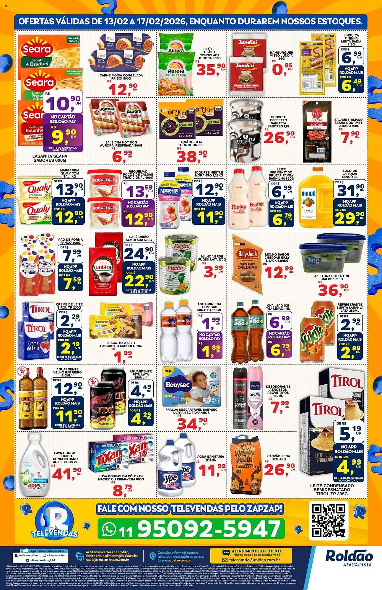Encarte de Folheto Roldão 13 de fevereiro até 17 de fevereiro 2026 - Pagina 2