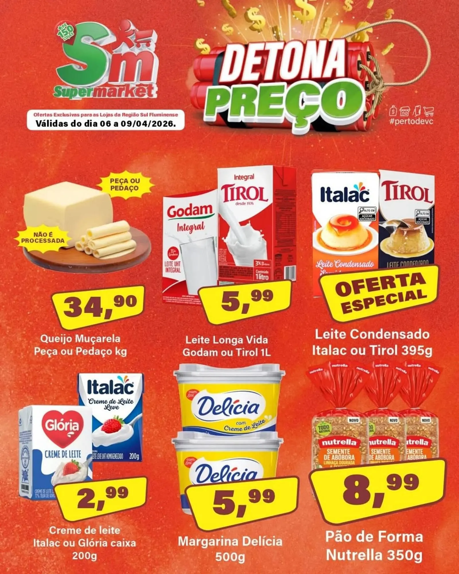 Encarte de Catálogo Floresta Supermercados 6 de abril até 9 de abril 2026 - Pagina 1