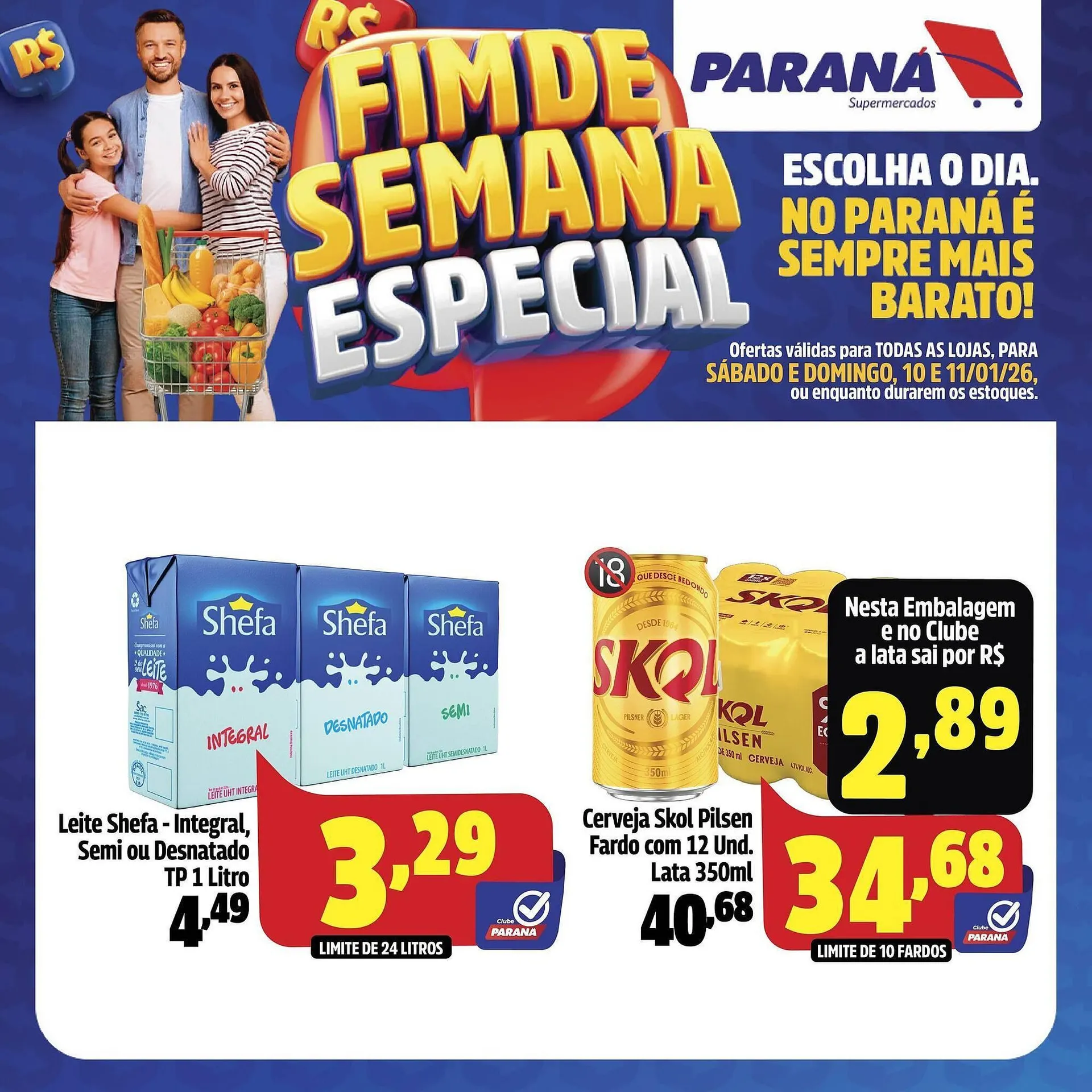 Encarte de Folheto Supermercado Paraná 10 de janeiro até 11 de janeiro 2026 - Pagina 1