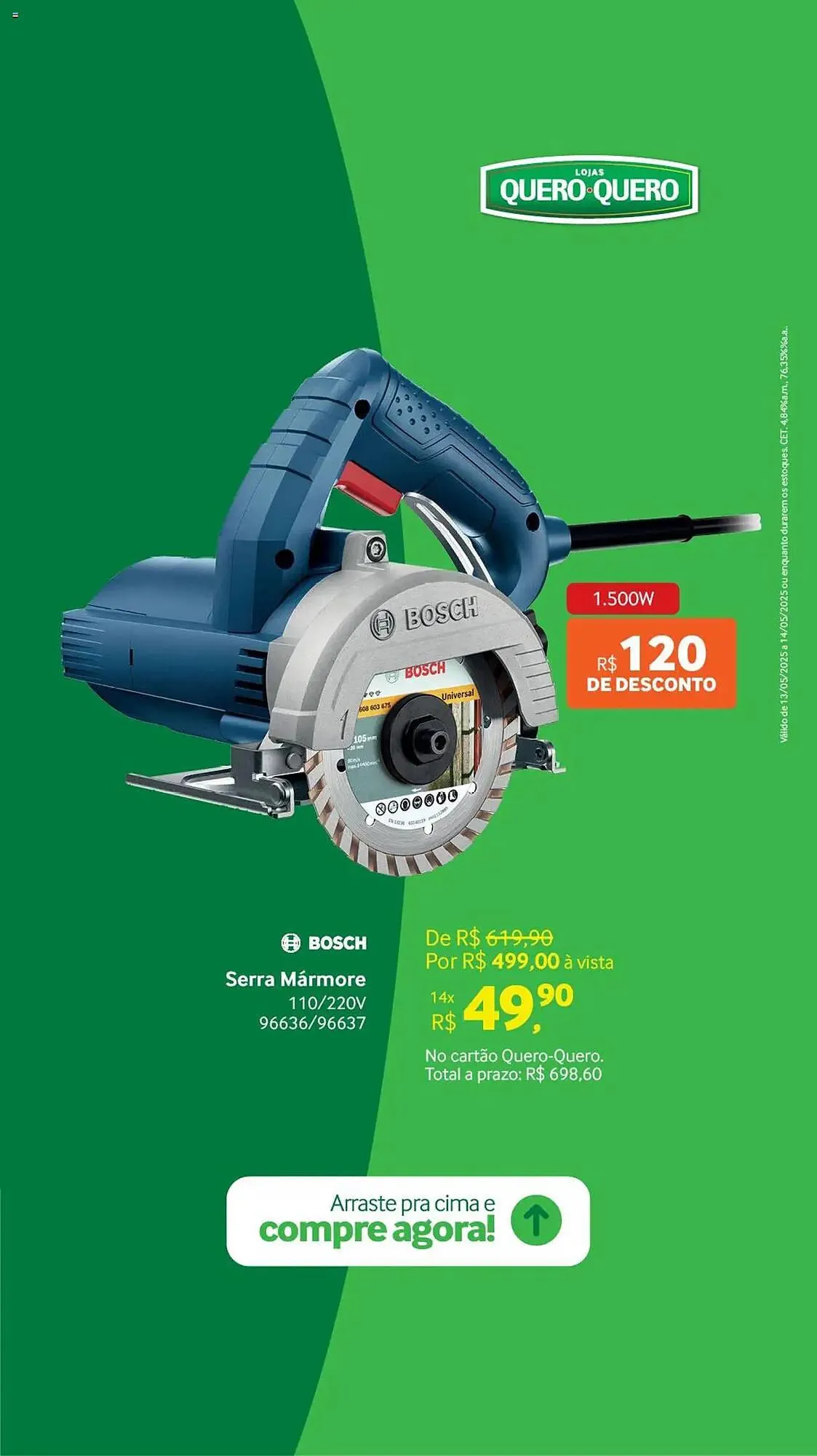 Encarte de Catálogo Quero Quero 13 de maio até 15 de maio 2025 - Pagina 5