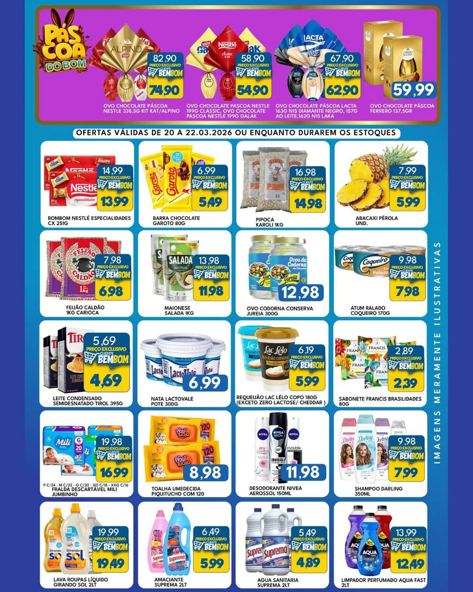 Encarte de Catálogo Rancho Bom Supermercados 20 de março até 22 de março 2026 - Pagina 2