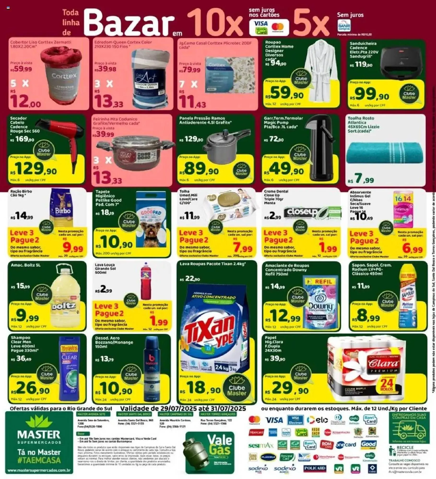 Encarte de Catálogo Master Supermercados 29 de julho até 31 de julho 2025 - Pagina 4