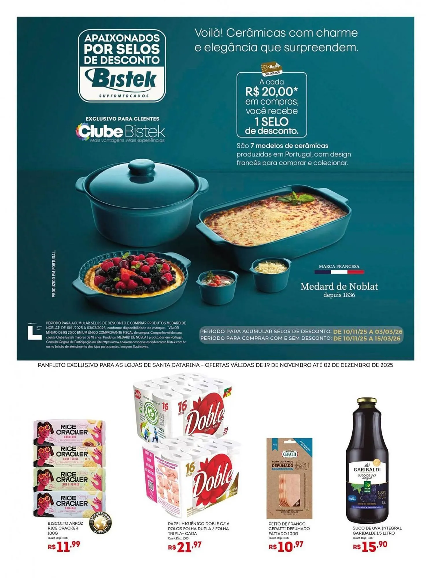 Encarte de Encarte Bistek Supermercados 19 de novembro até 2 de dezembro 2025 - Pagina 1