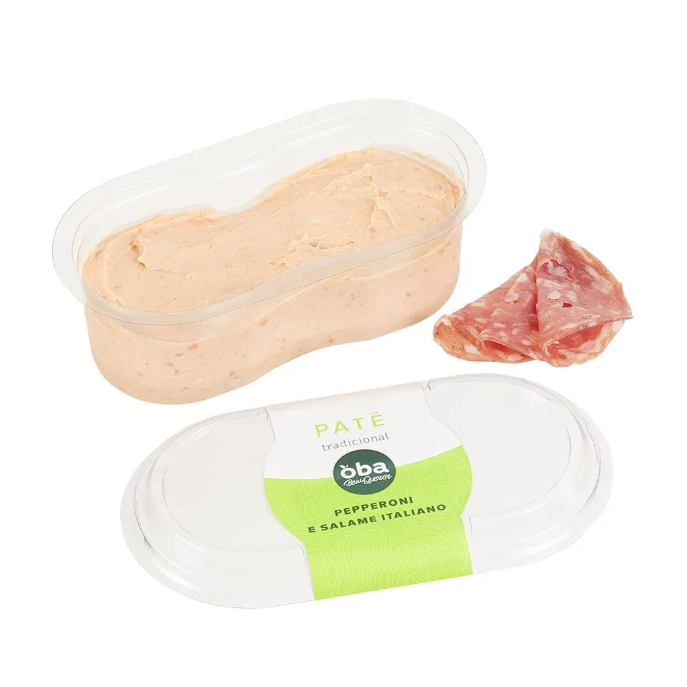 Patê De Pepperoni E Salame Italiano Oba Bem Querer Kg