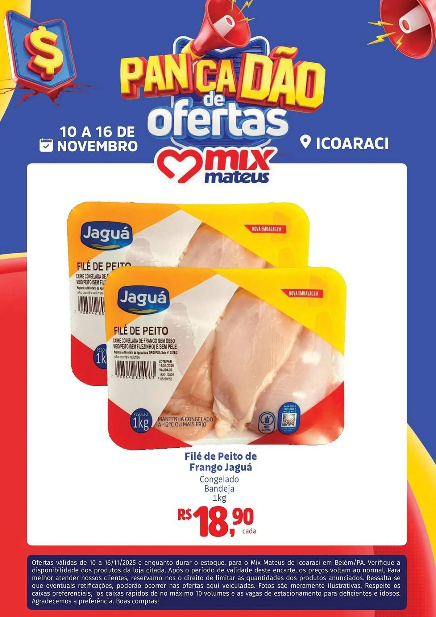 Encarte de Catálogo Supermercados Mateus 10 de novembro até 16 de novembro 2025 - Pagina 1