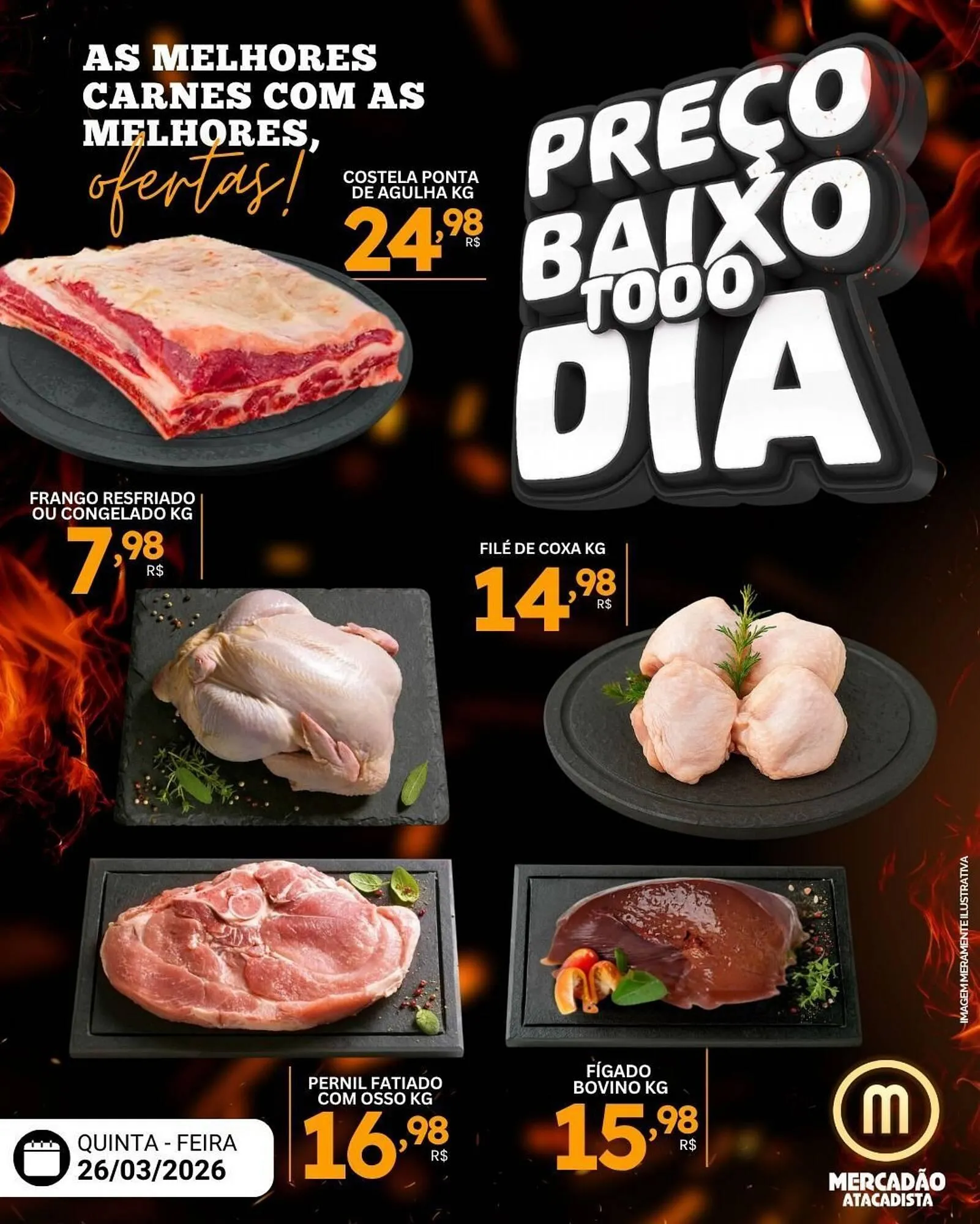 Encarte de Folheto Mercadão Atacadista 26 de março até 27 de março 2026 - Pagina 1