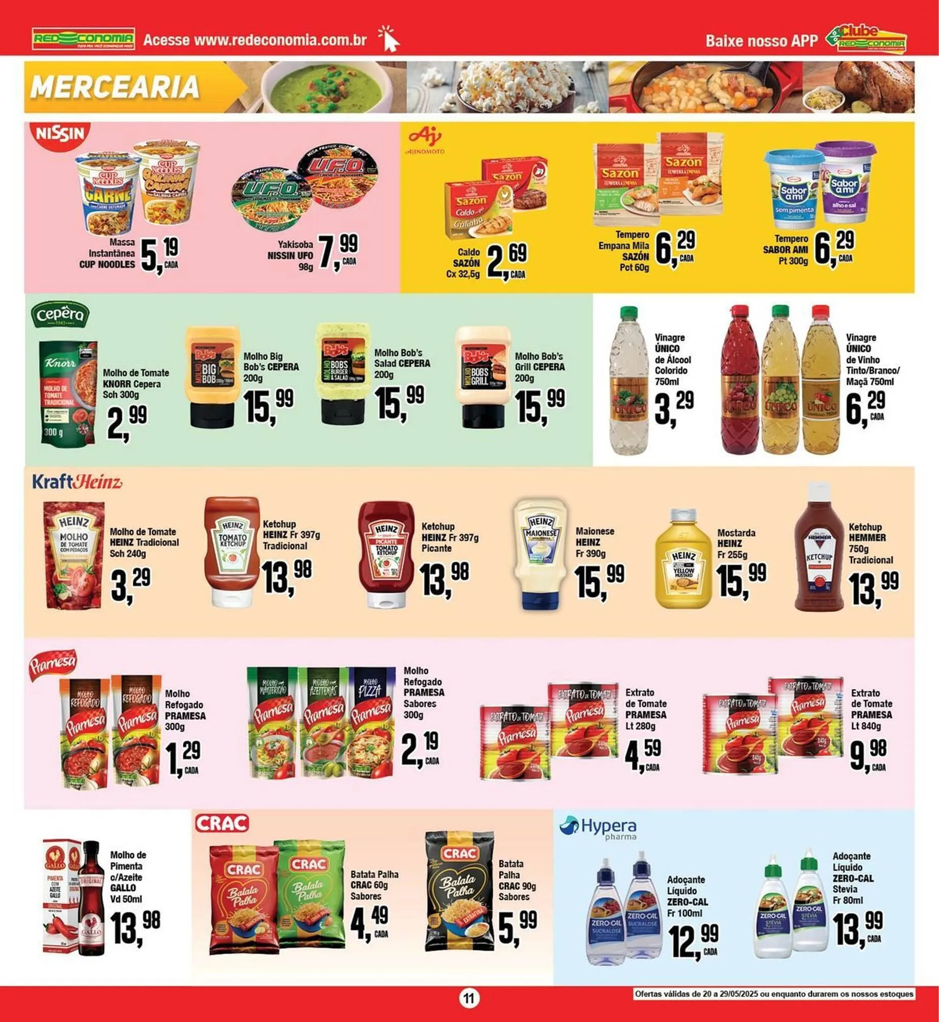 Encarte de Catálogo Rede Economia 23 de maio até 25 de maio 2025 - Pagina 11