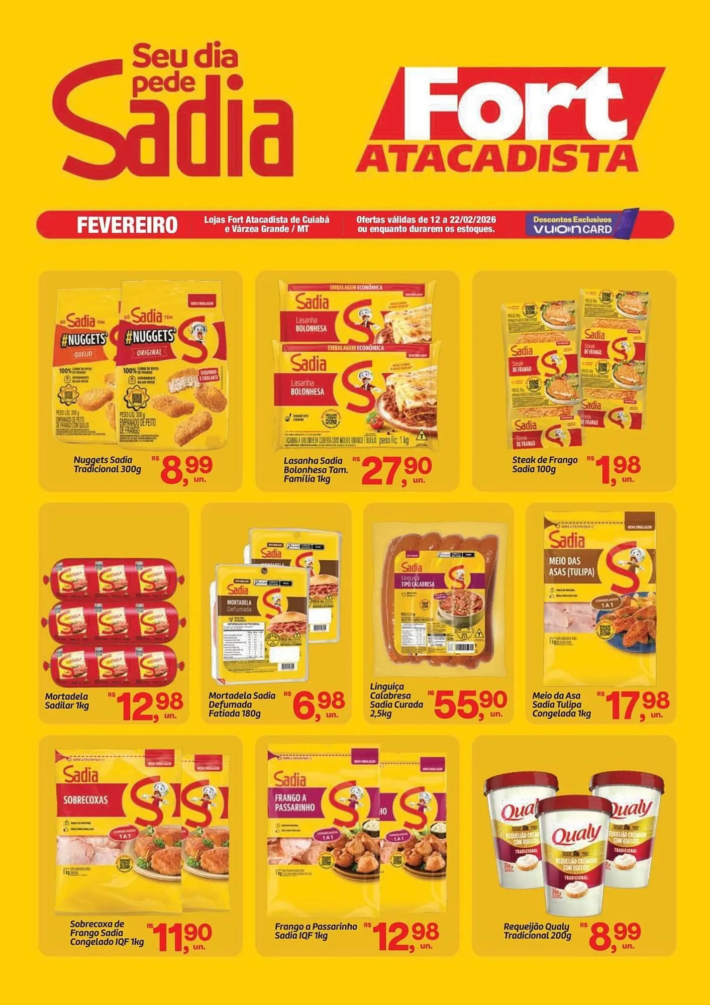 Encarte de Tabloide Fort Atacadista 12 de fevereiro até 22 de fevereiro 2026 - Pagina 1