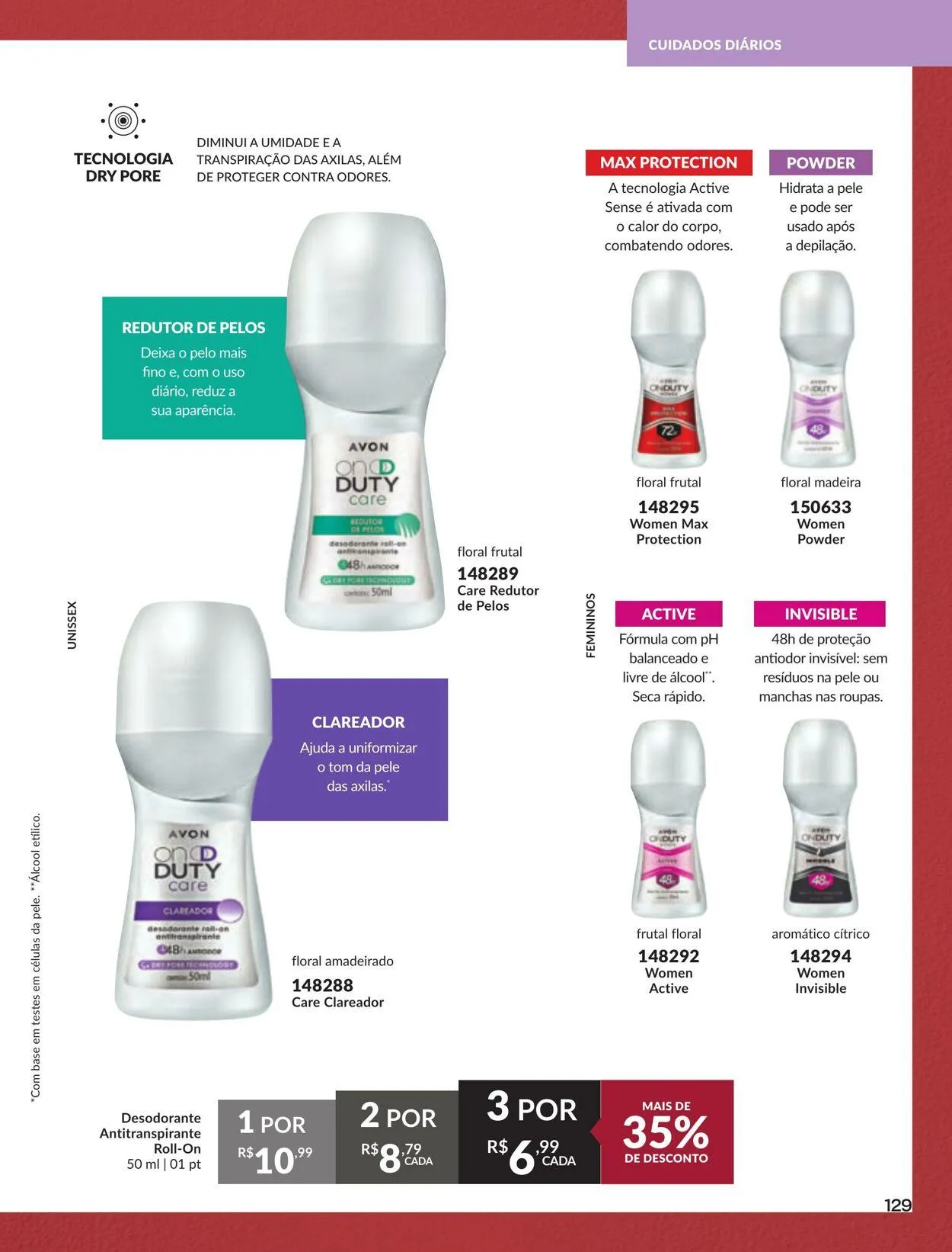 Encarte de Avon 16 de julho até 30 de julho 2025 - Pagina 129