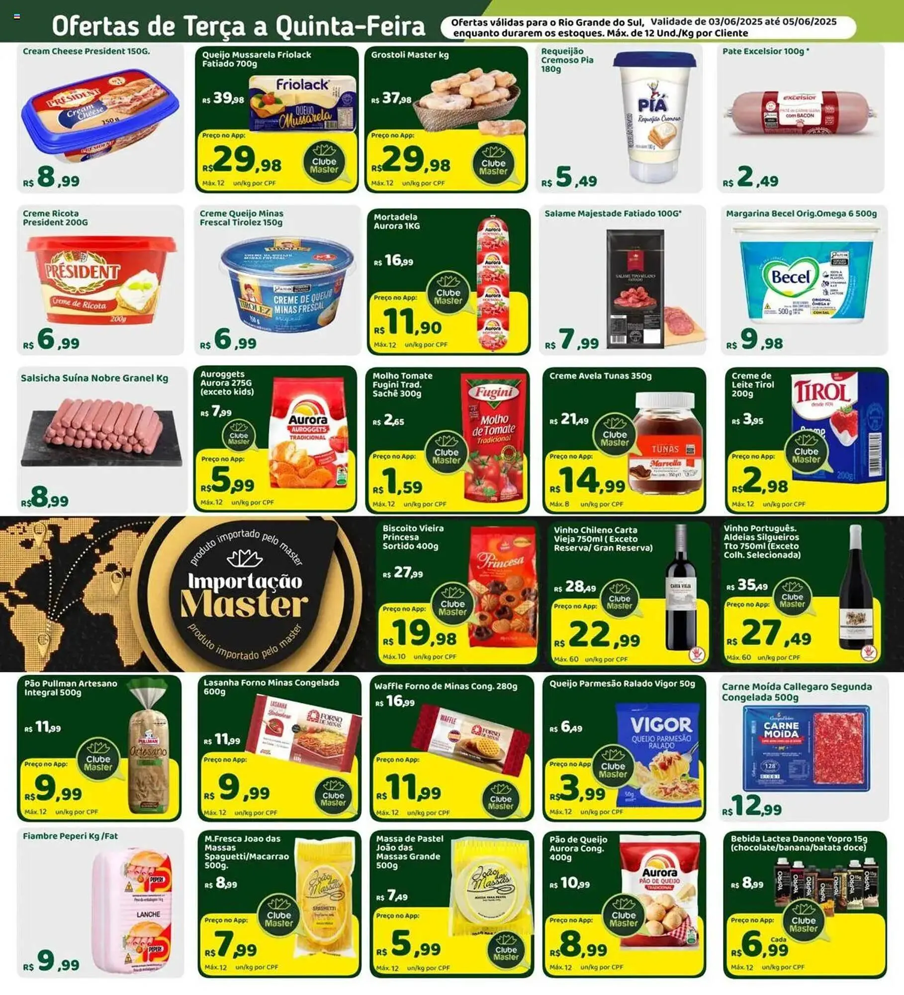 Encarte de Catálogo Master Supermercados 3 de junho até 5 de junho 2025 - Pagina 2