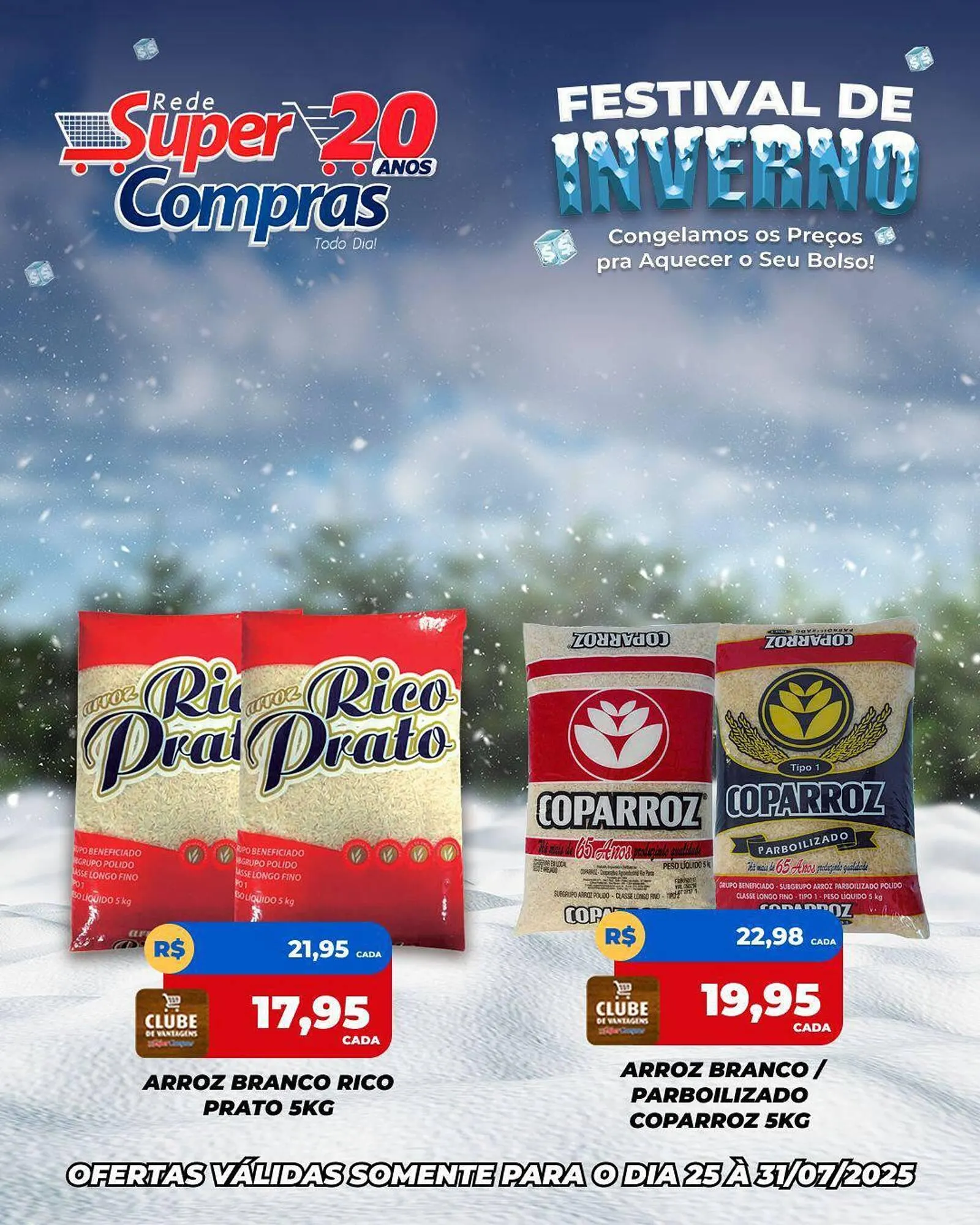 Encarte de Catálogo Rede Super Compras 25 de julho até 31 de julho 2025 - Pagina 1