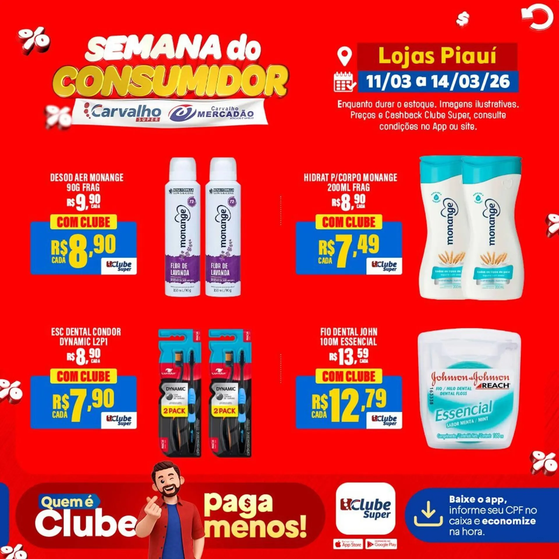 Encarte de Catálogo Carvalho Supermercado 11 de março até 14 de março 2026 - Pagina 9