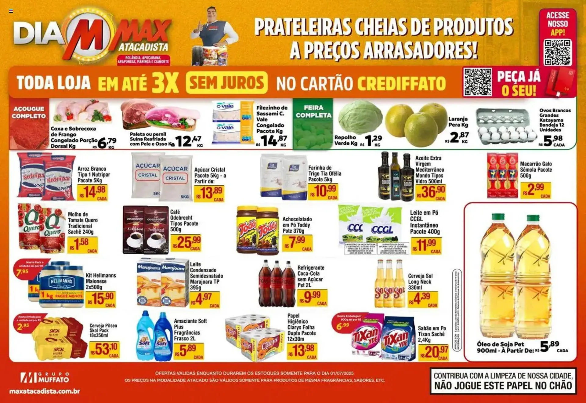 Encarte de Catálogo Max Atacadista 1 de julho até 2 de julho 2025 - Pagina 1