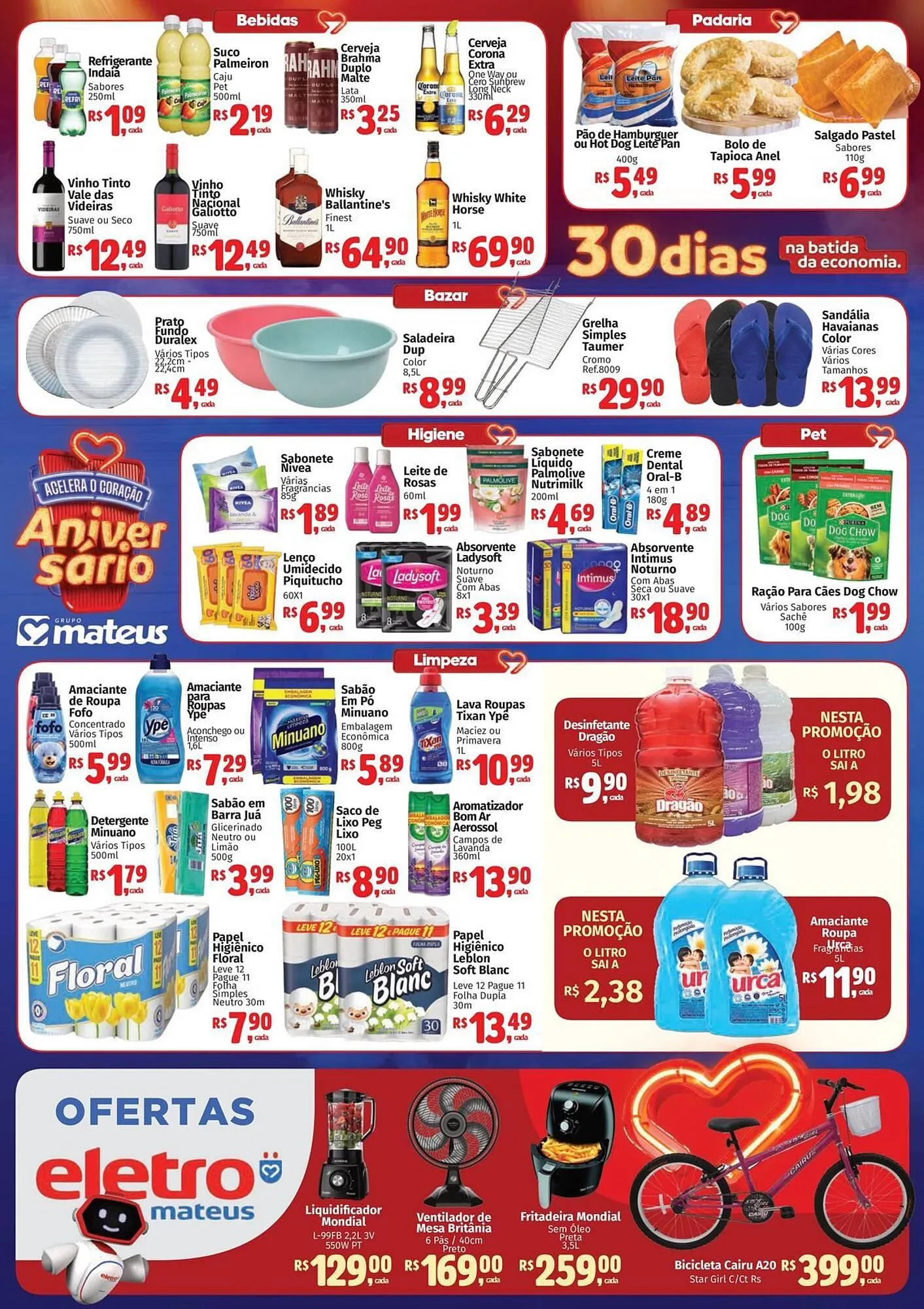 Encarte de Catálogo Supermercados Mateus 18 de agosto até 21 de agosto 2025 - Pagina 2