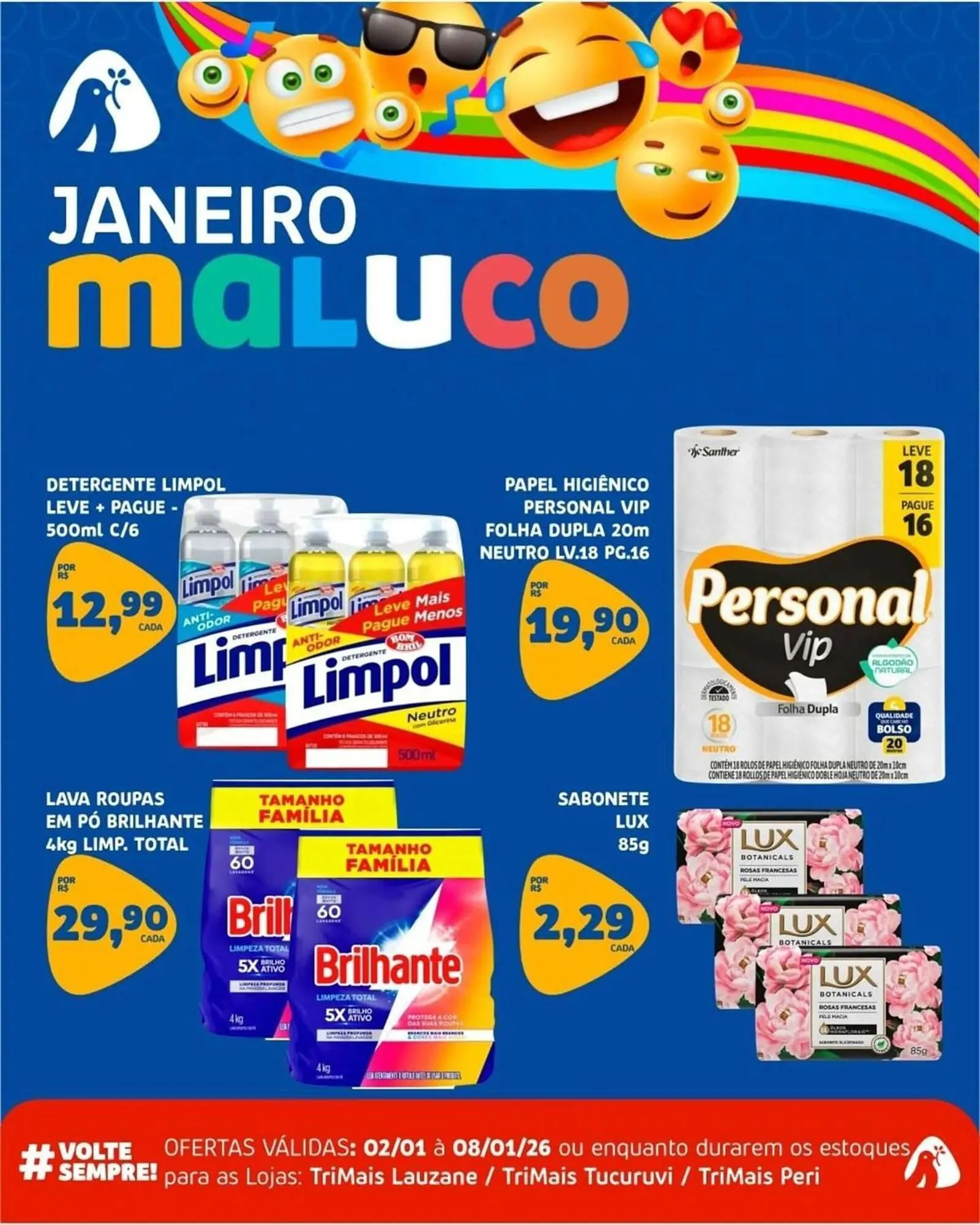 Encarte de Catálogo Trimais Supermercado 2 de janeiro até 8 de janeiro 2026 - Pagina 6