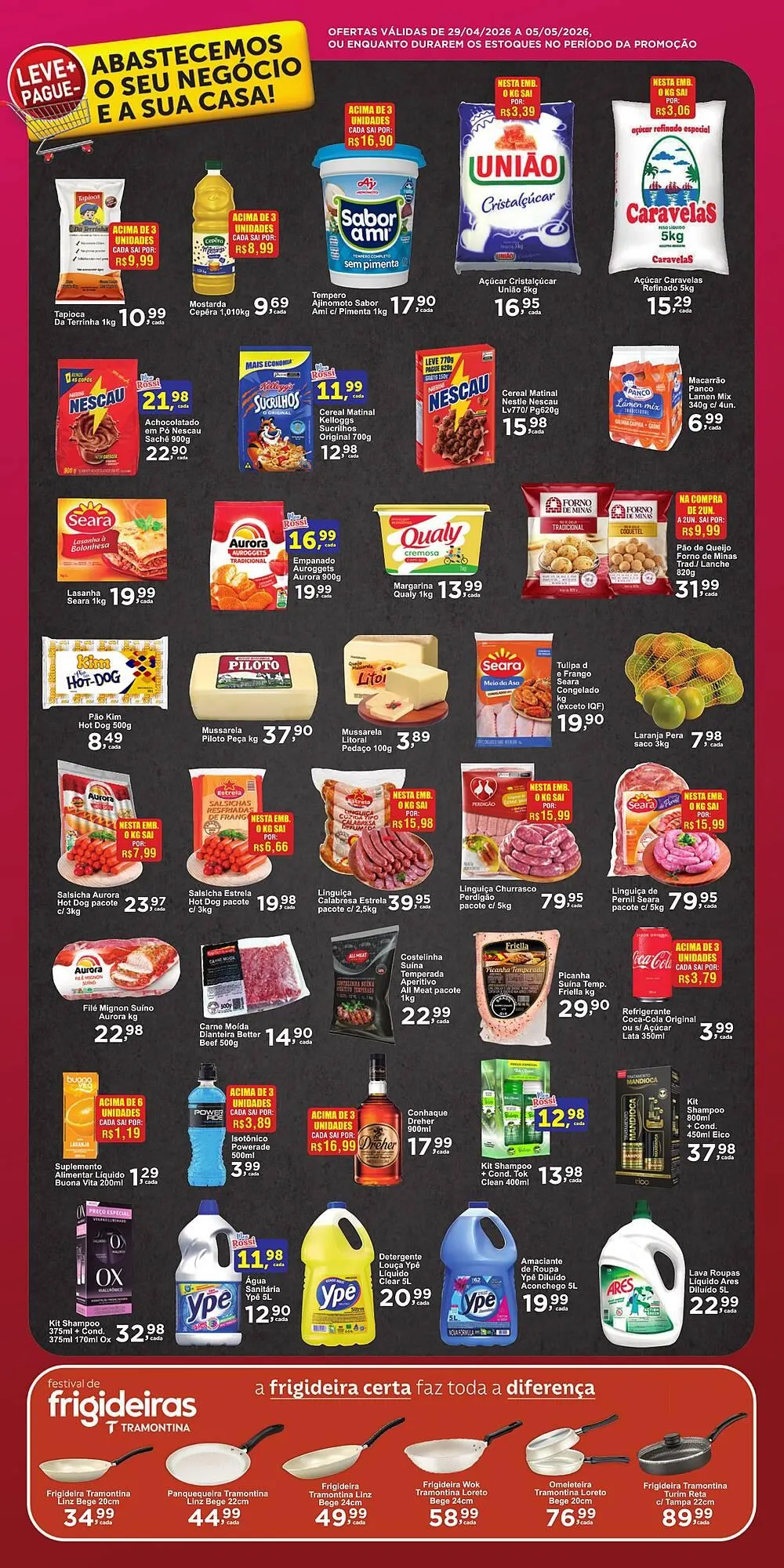 Encarte de Folheto Rossi Supermercado 28 de abril até 5 de junho 2026 - Pagina 3