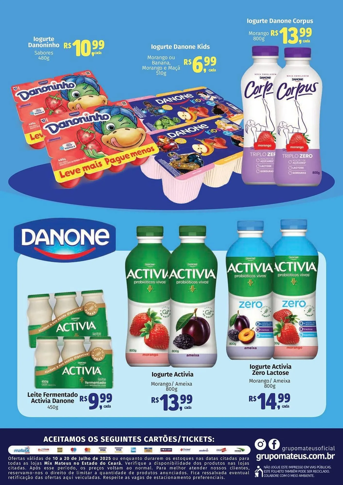 Encarte de Catálogo Supermercados Mateus 10 de julho até 20 de julho 2025 - Pagina 2