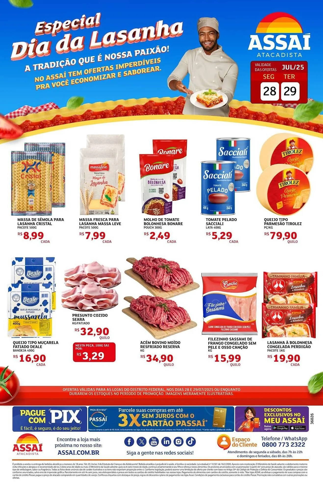 Encarte de Catálogo Assaí Atacadista 28 de julho até 29 de julho 2025 - Pagina 1