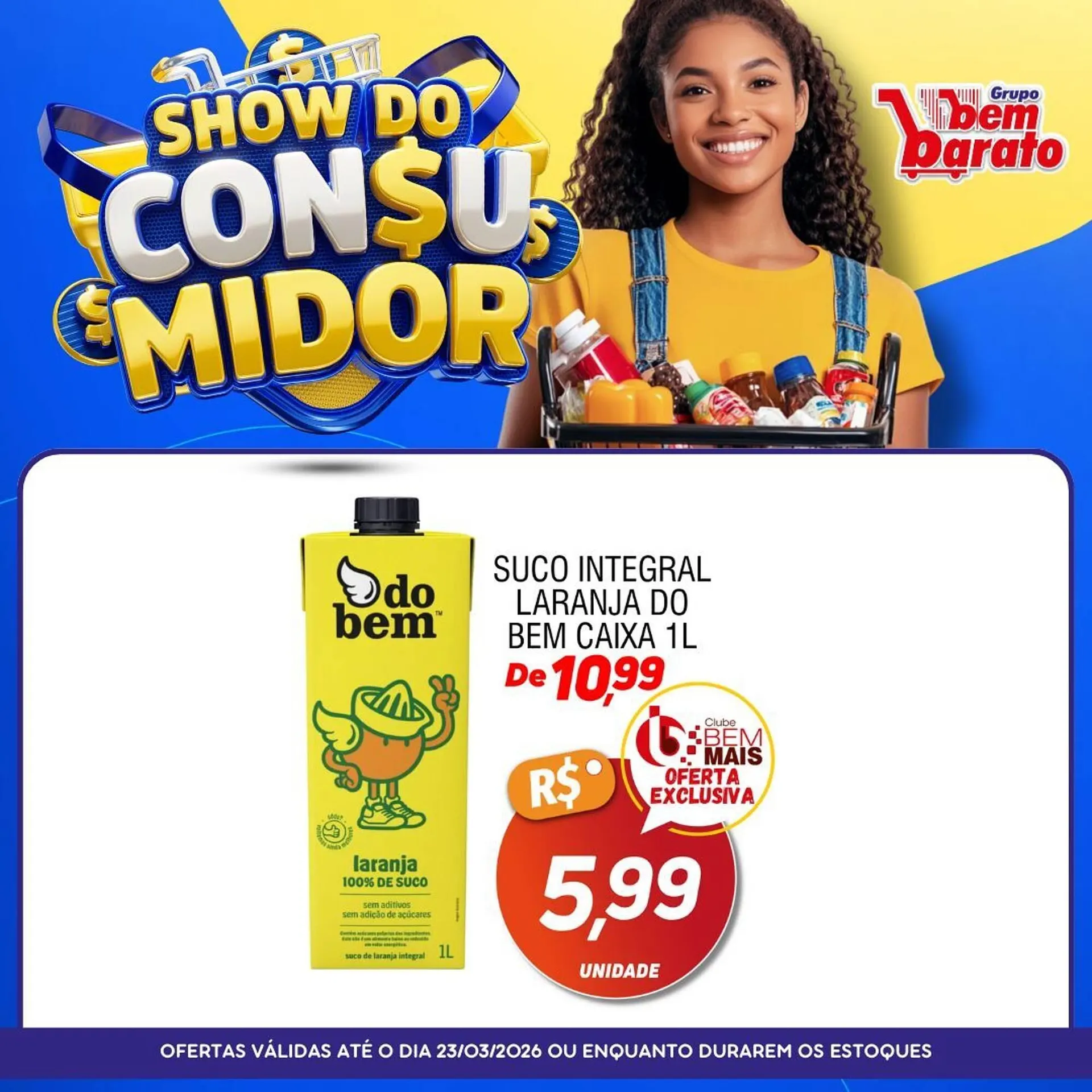 Encarte de Catálogo Supermercado Bem Barato 19 de março até 23 de março 2026 - Pagina 5