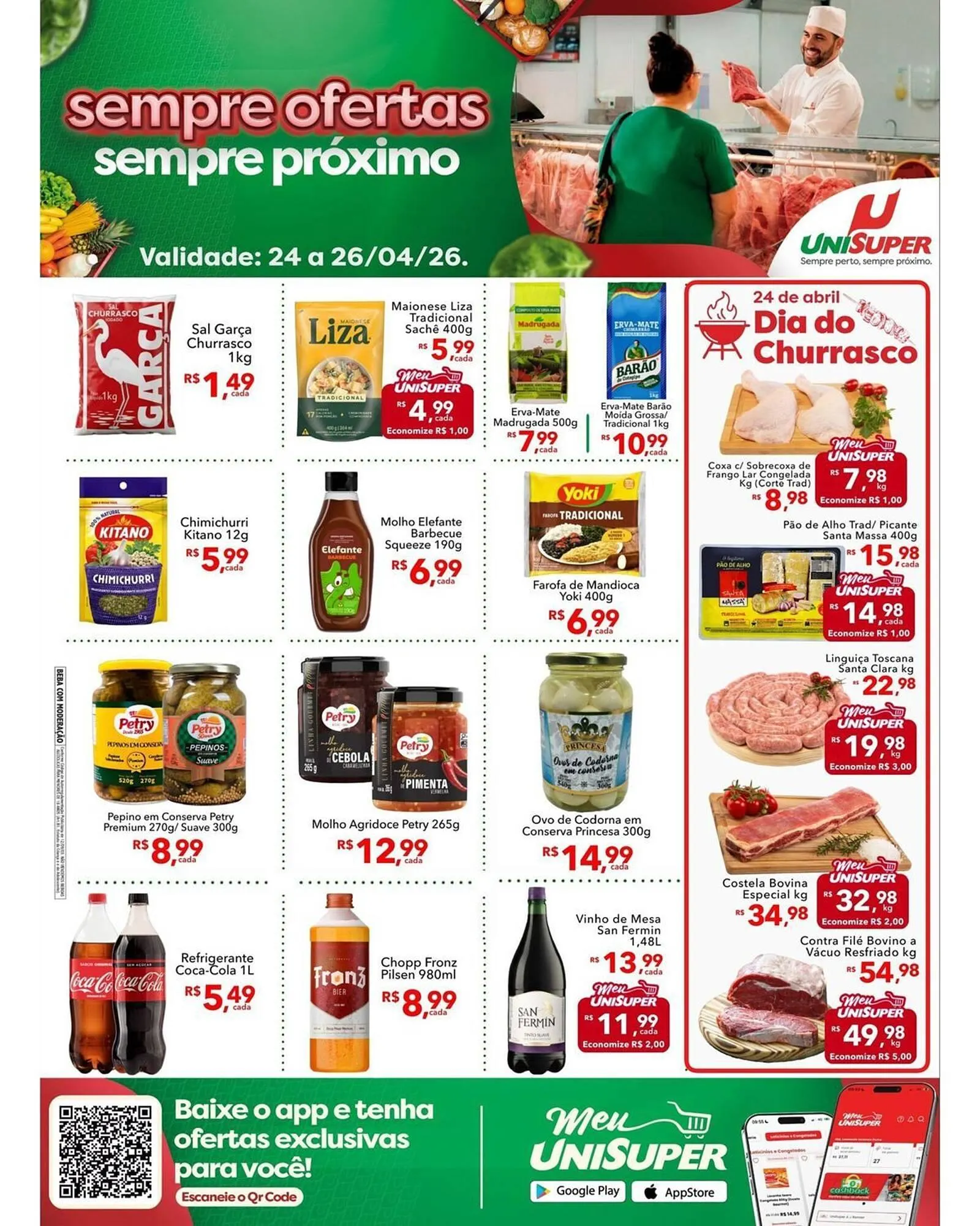 Encarte de Encarte UniSuper 24 de abril até 26 de abril 2026 - Pagina 1