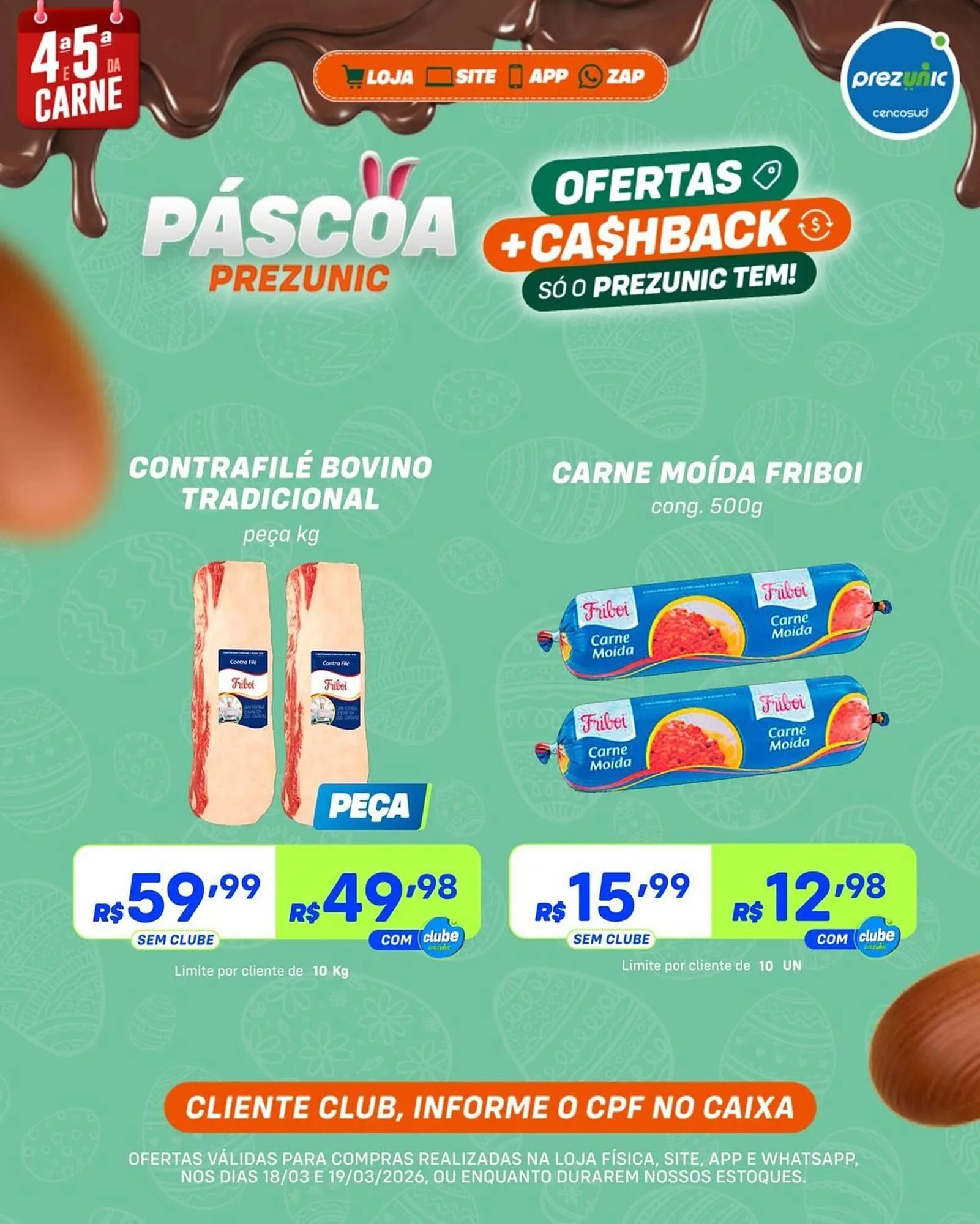 Encarte de Encarte Prezunic 18 de março até 19 de março 2026 - Pagina 7