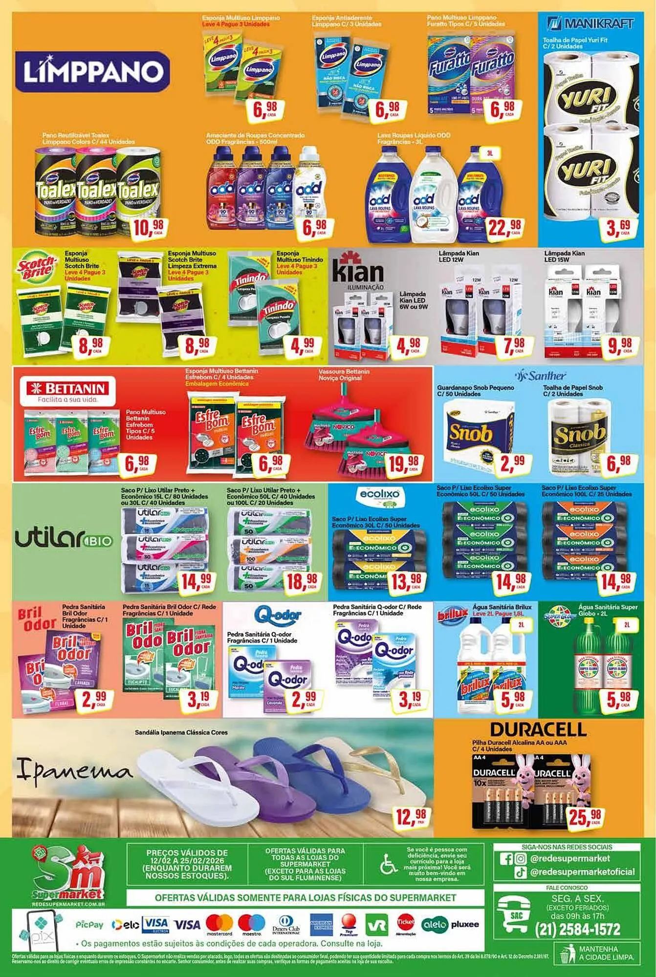 Encarte de Encarte Rede Supermarket 12 de fevereiro até 25 de fevereiro 2026 - Pagina 20