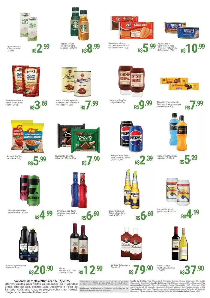 Encarte de Ofertas Hiperideal Supermercados 11 de março até 17 de março 2025 - Pagina 3