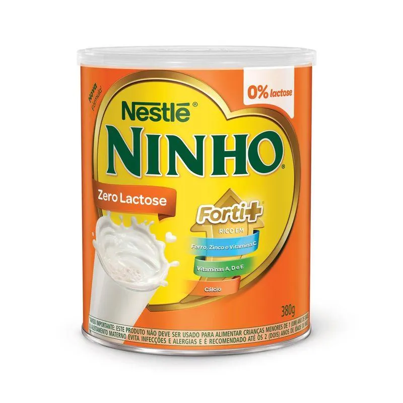 Leite Em Pó Ninho Forti+ Zero Lactose 380g