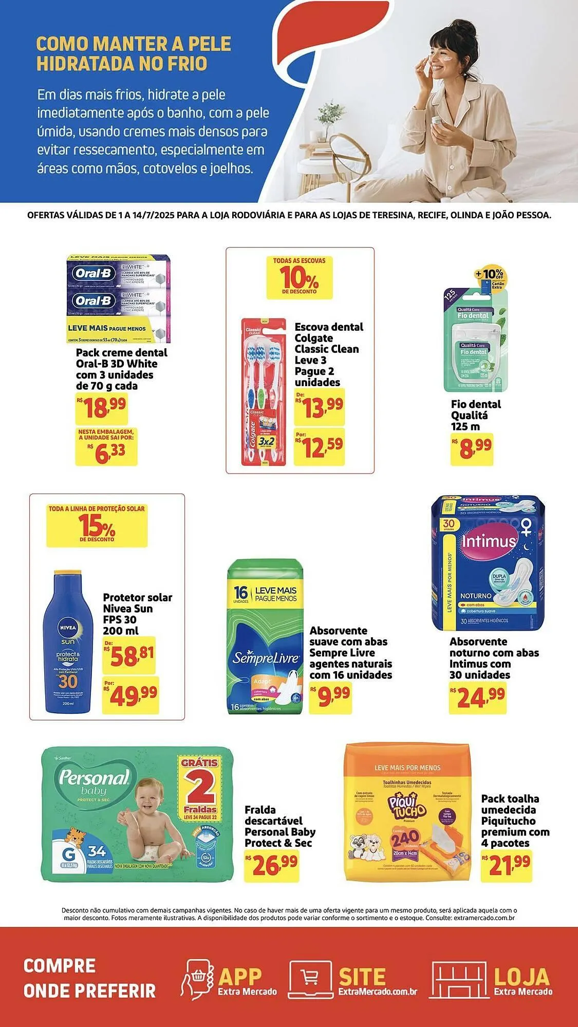 Encarte de Catálogo Mercado Extra 1 de julho até 14 de julho 2025 - Pagina 2