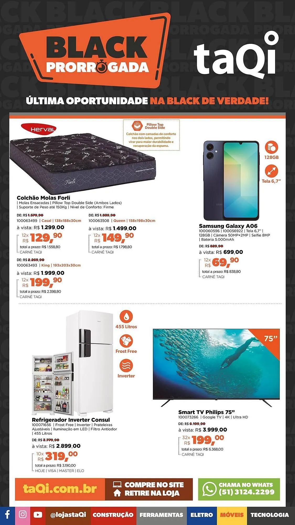 Encarte de Folheto Lojas TaQi 4 de dezembro até 7 de dezembro 2025 - Pagina 1