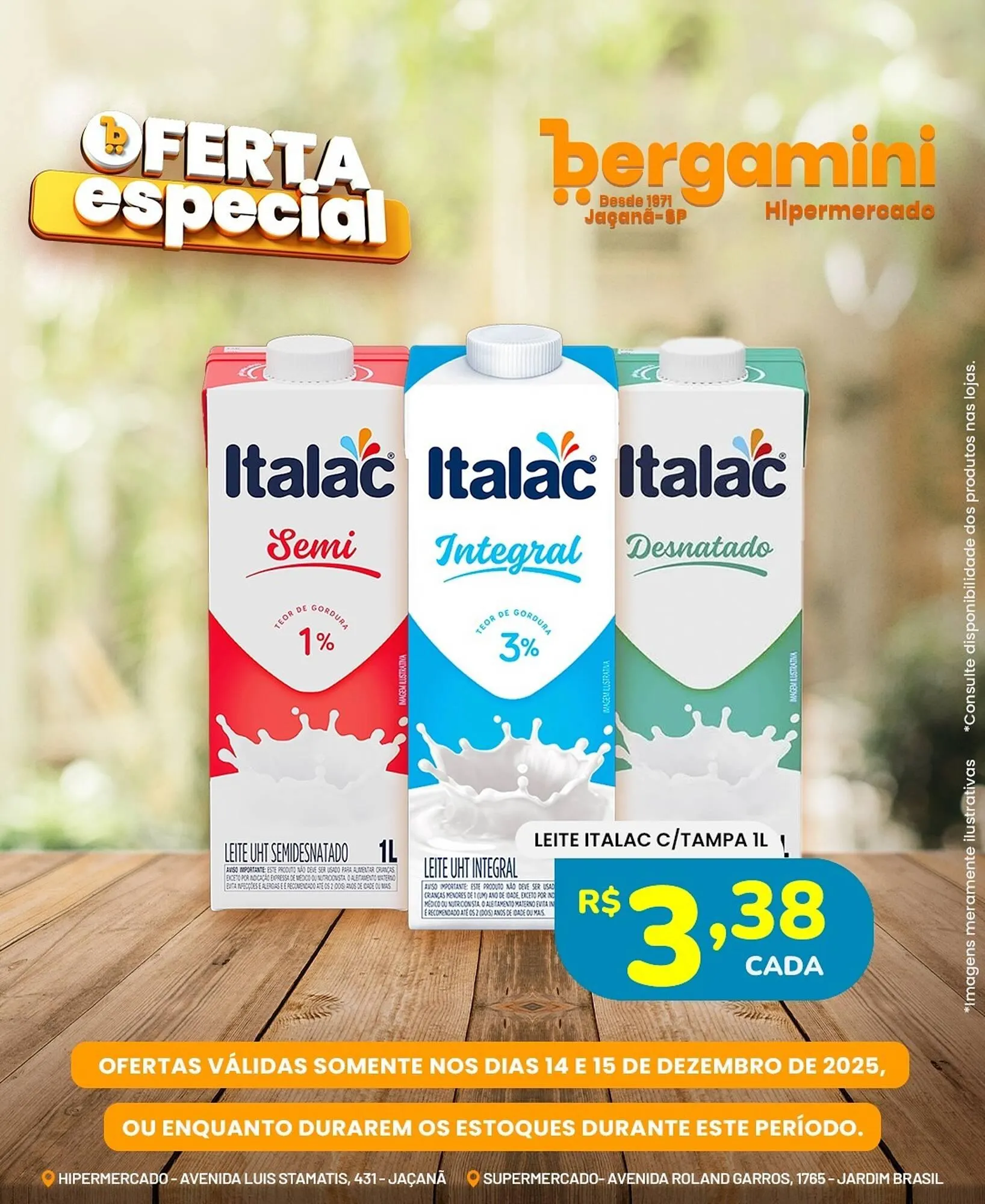 Encarte de Catálogo Supermercado Bergamini 14 de dezembro até 15 de dezembro 2025 - Pagina 1