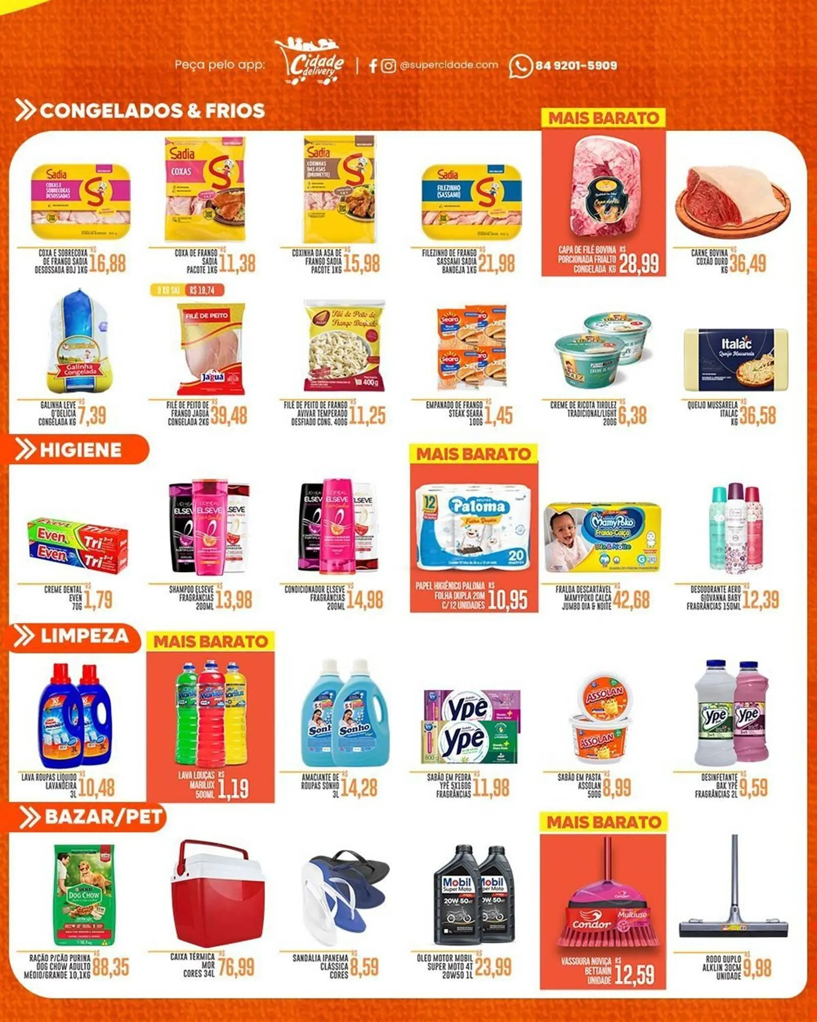 Encarte de Catálogo Cidade Supermercados 20 de junho até 26 de junho 2025 - Pagina 3