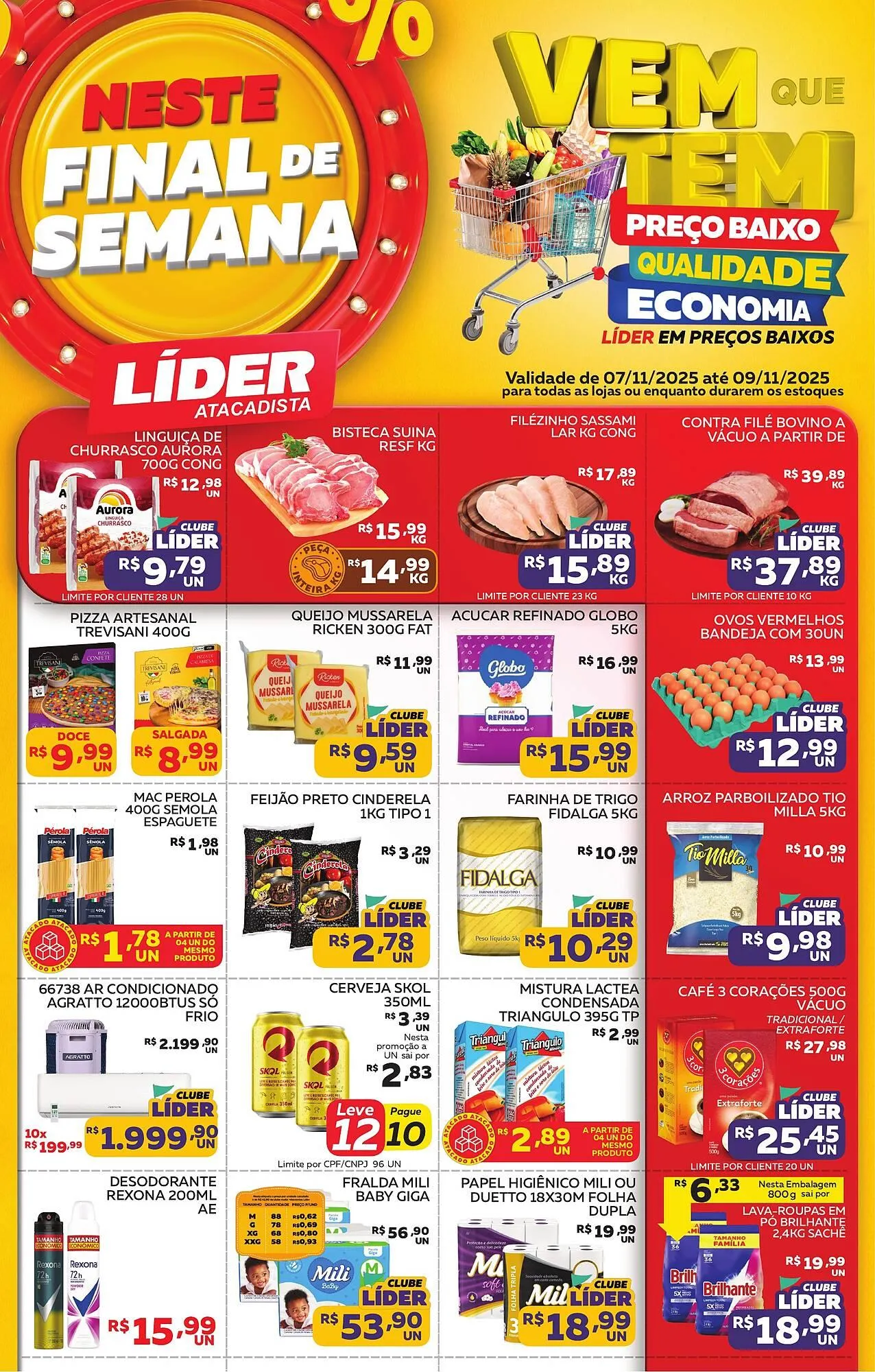 Encarte de Encarte Lider Atacadista 7 de novembro até 9 de novembro 2025 - Pagina 1