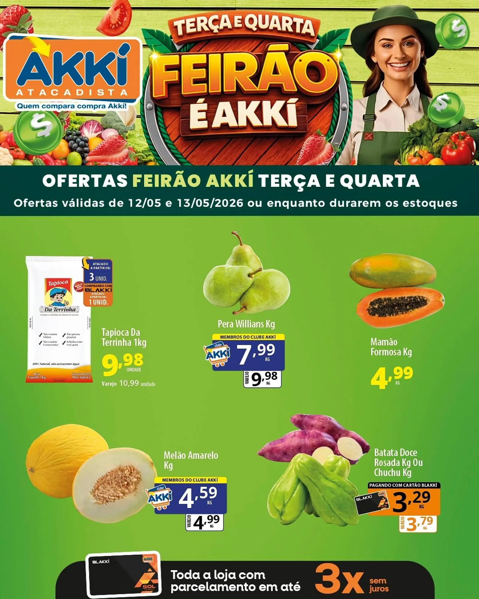 Encarte de Folheto Akki Atacadista 12 de maio até 13 de maio 2026 - Pagina 3