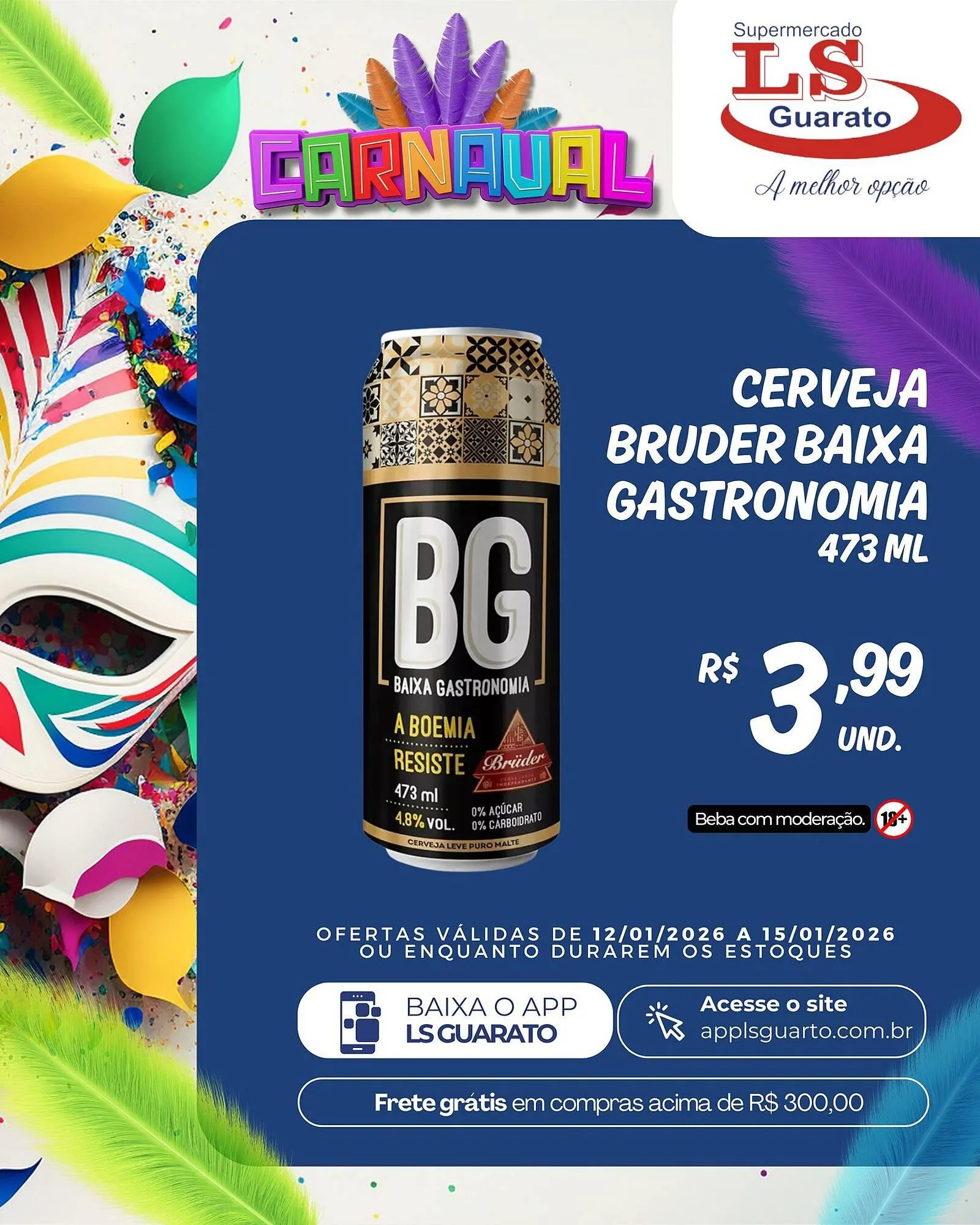 Encarte de Catálogo Supermercado LS Guarato 12 de fevereiro até 15 de fevereiro 2026 - Pagina 4