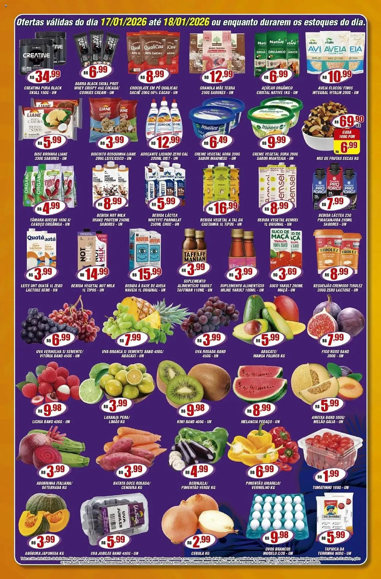 Encarte de Catálogo Violeta Supermercados 17 de janeiro até 19 de janeiro 2026 - Pagina 4